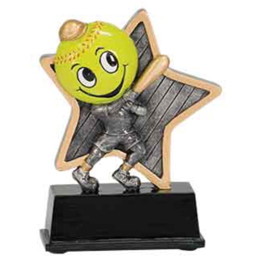 Little Pals Softball Award, Softball Trophy, School Softball Trophies, Softball Team Trophies, Softball award with personalization included, Softball, softball tournament trophies
