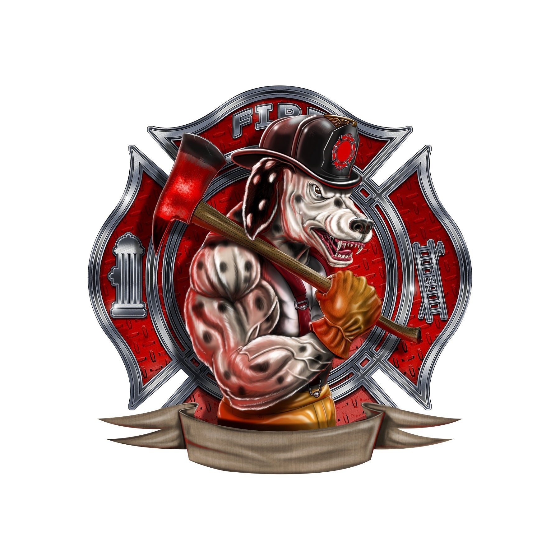full color firefighter dalmatian dog download, firefighter download, dalmatian dog download, firefighter shield download