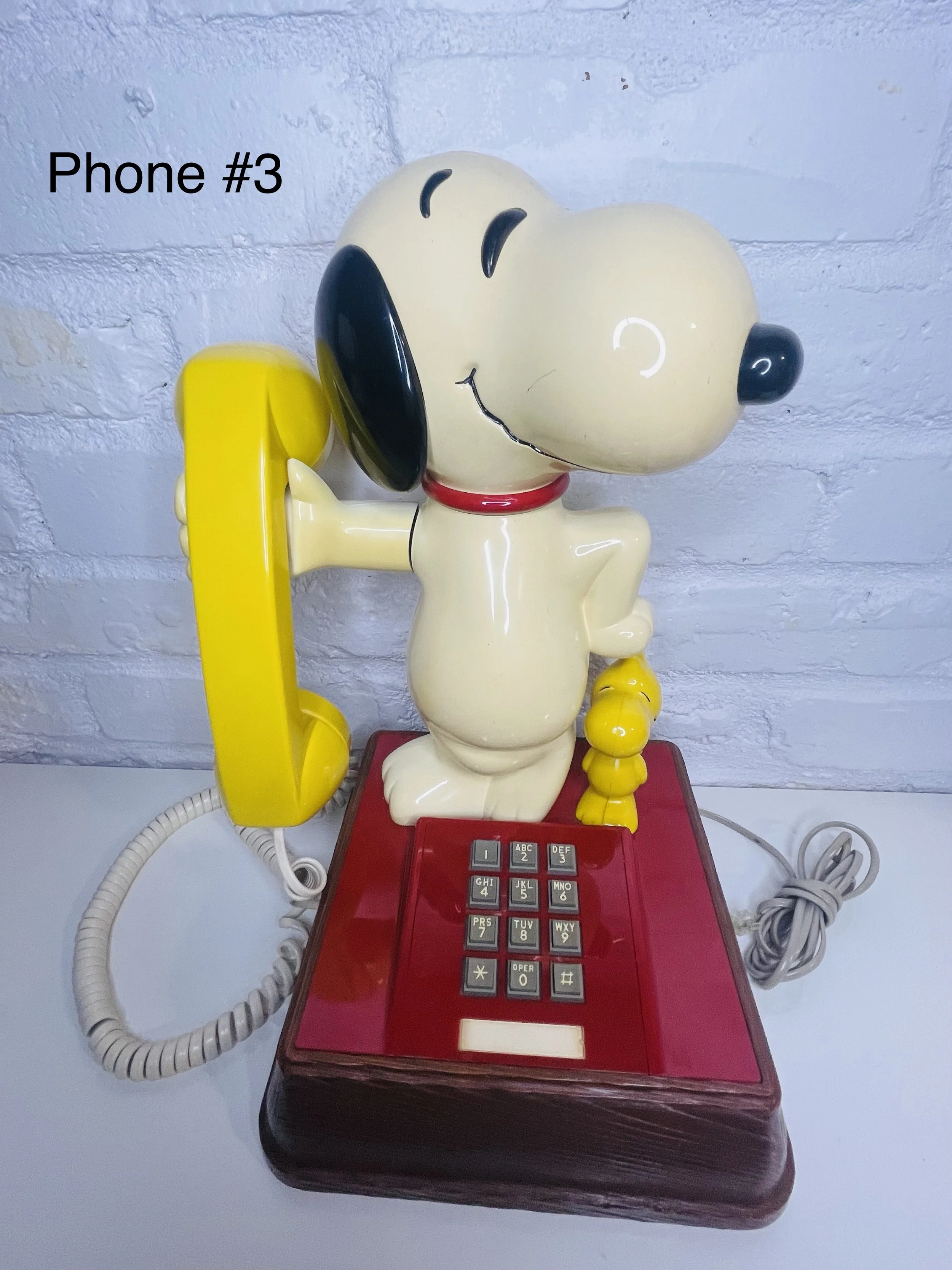 Snoopy Phone スヌーピー 電話 未使用品　デッドストック　ピーナッツ Snoopy Phone スヌーピー 電話 未使用品 デッドストック