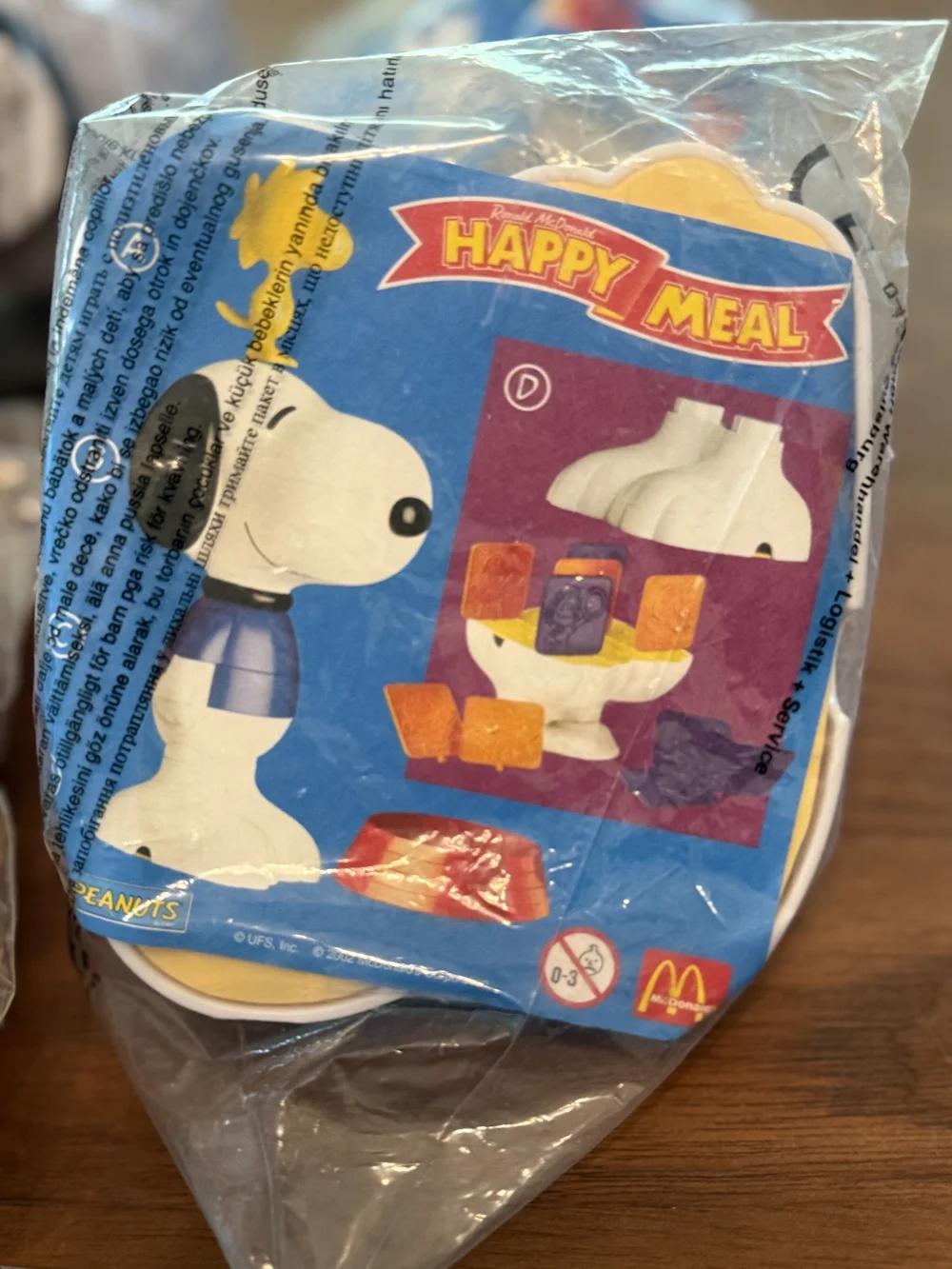 Vintage Peanuts Snoopy Game Happy Meal 2002 McDonalds Toy New in