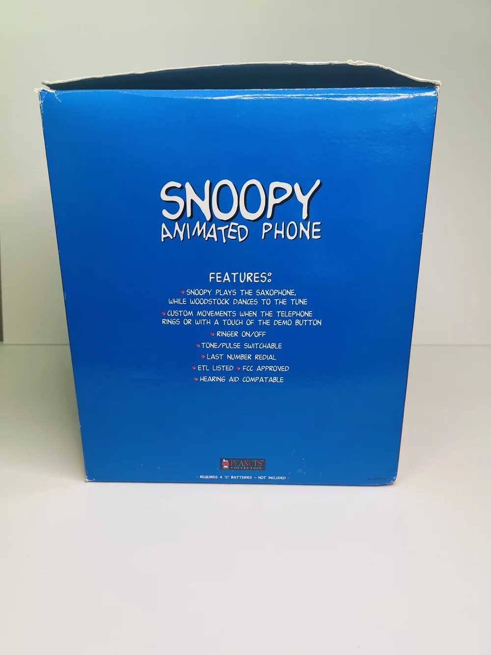 スヌーピー電話 Snoopy Phone　ヴィンテージ　箱付き Snoopy Animated Phone — Selling Peanuts