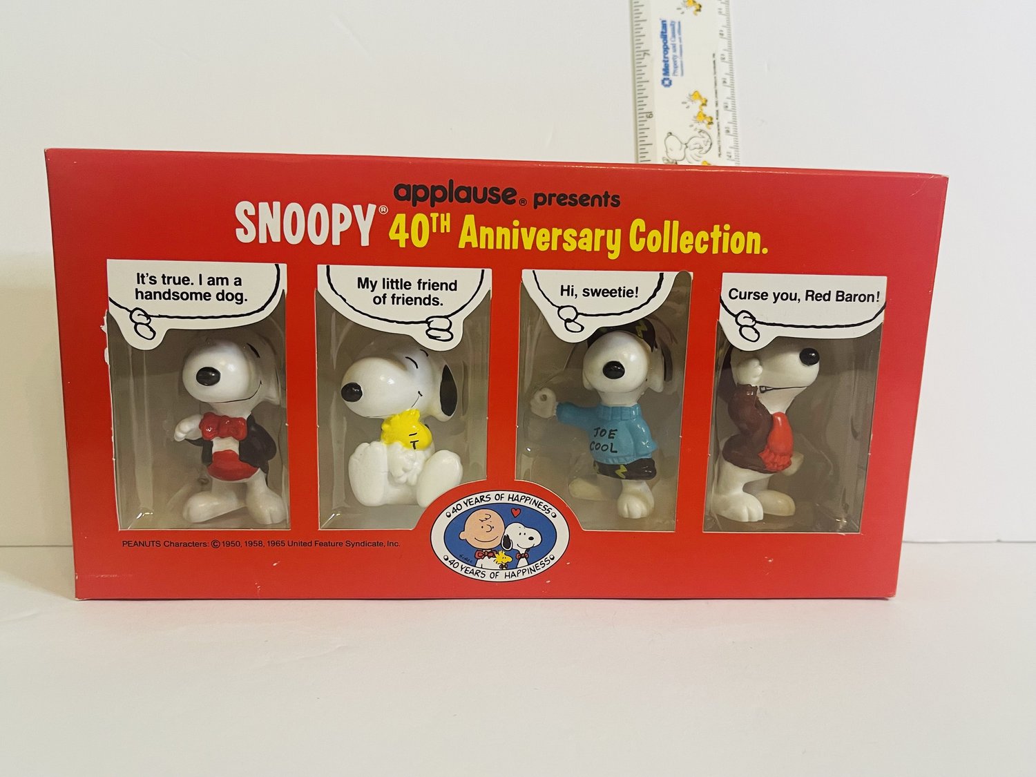 Snoopy 40th Anniversary Collection PVC by Applause — Selling