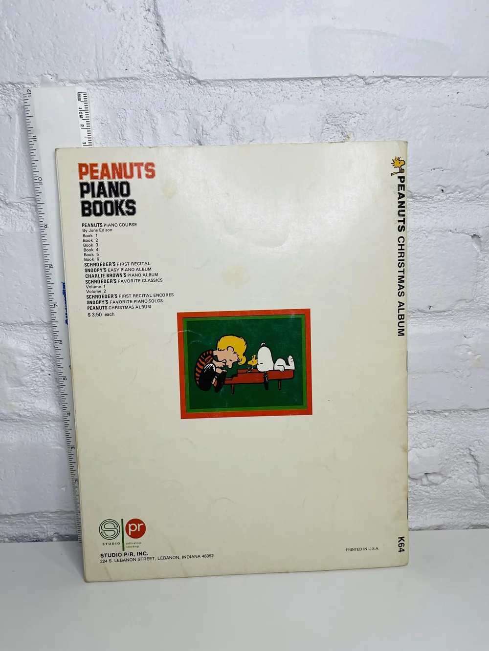 Peanuts Christmas Album Piano Book — Selling Peanuts