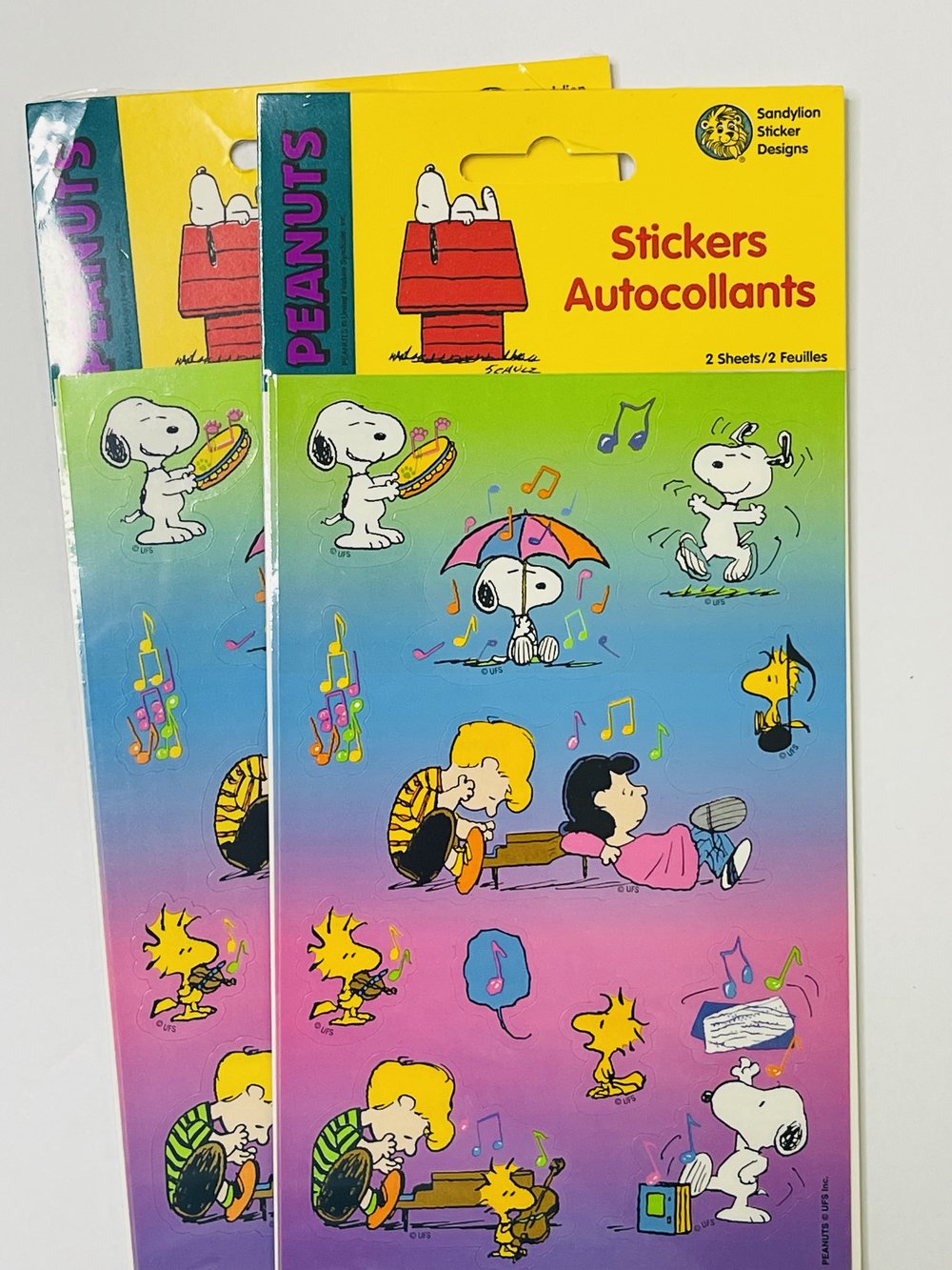Hallmark Stickers Assorted Peanuts Snoopy Hallmark Sandylion