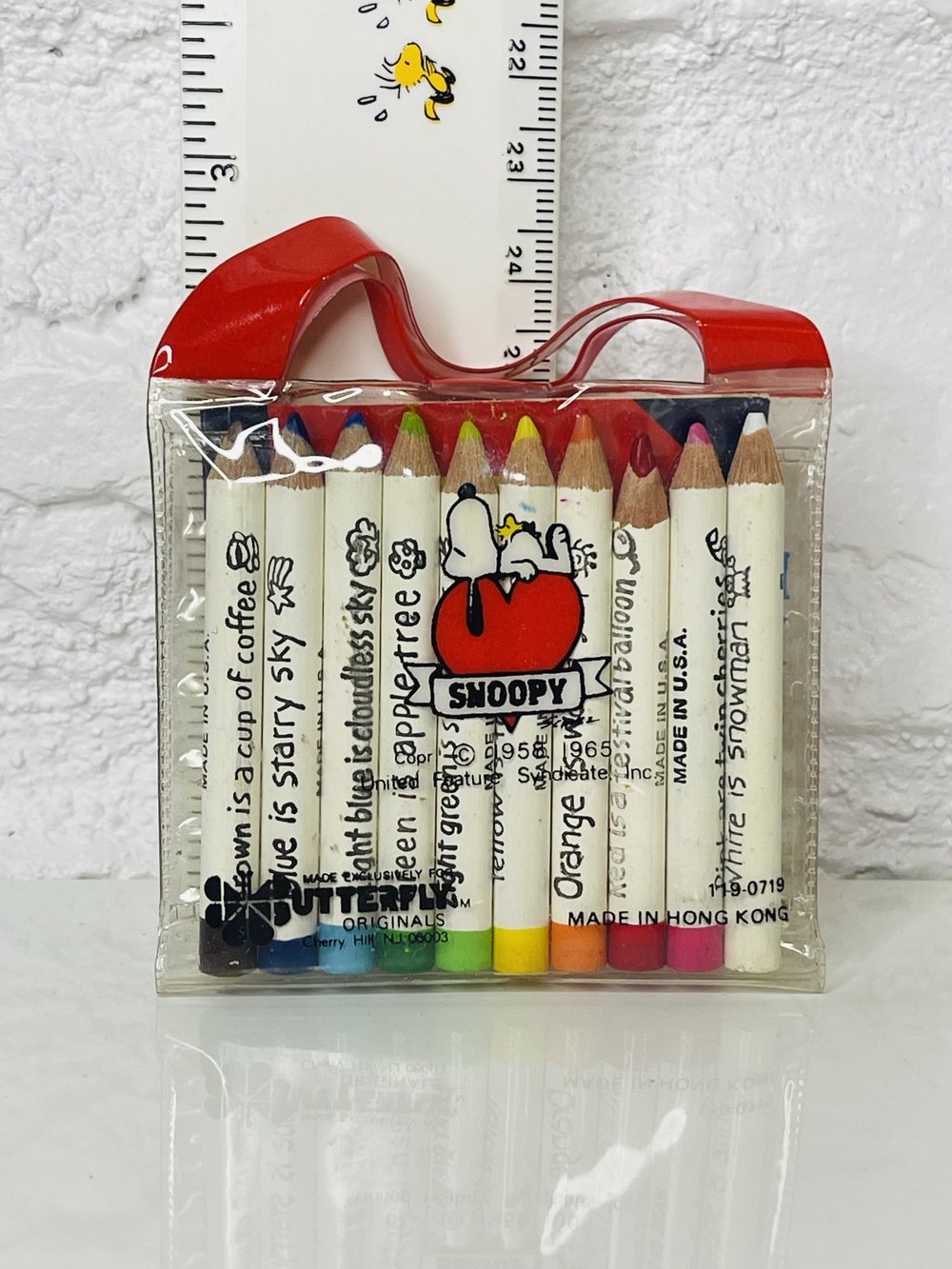 Peanuts Mini Color Pencil Set Butterfly — Selling Peanuts