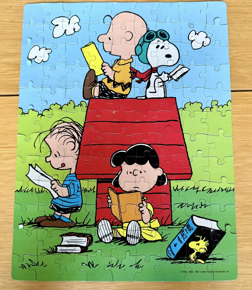 SNOOPYまとめ売り Snoopy and Friends 100 Piece Puzzle — Selling Peanuts