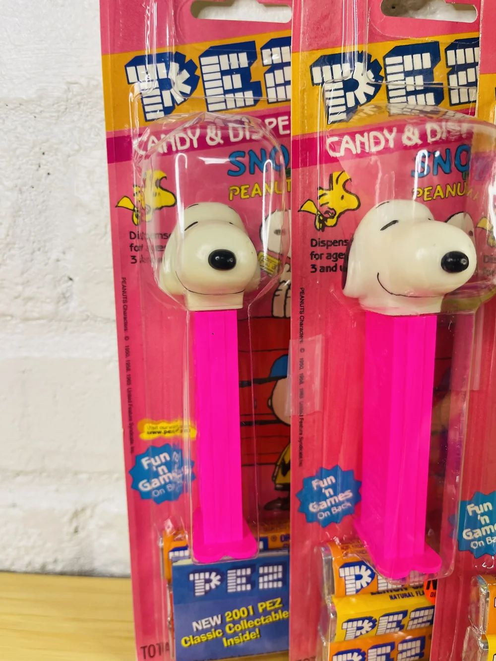 Peanuts PEZ Lucy, Snoopy, Joe Cool, Charlie Brown