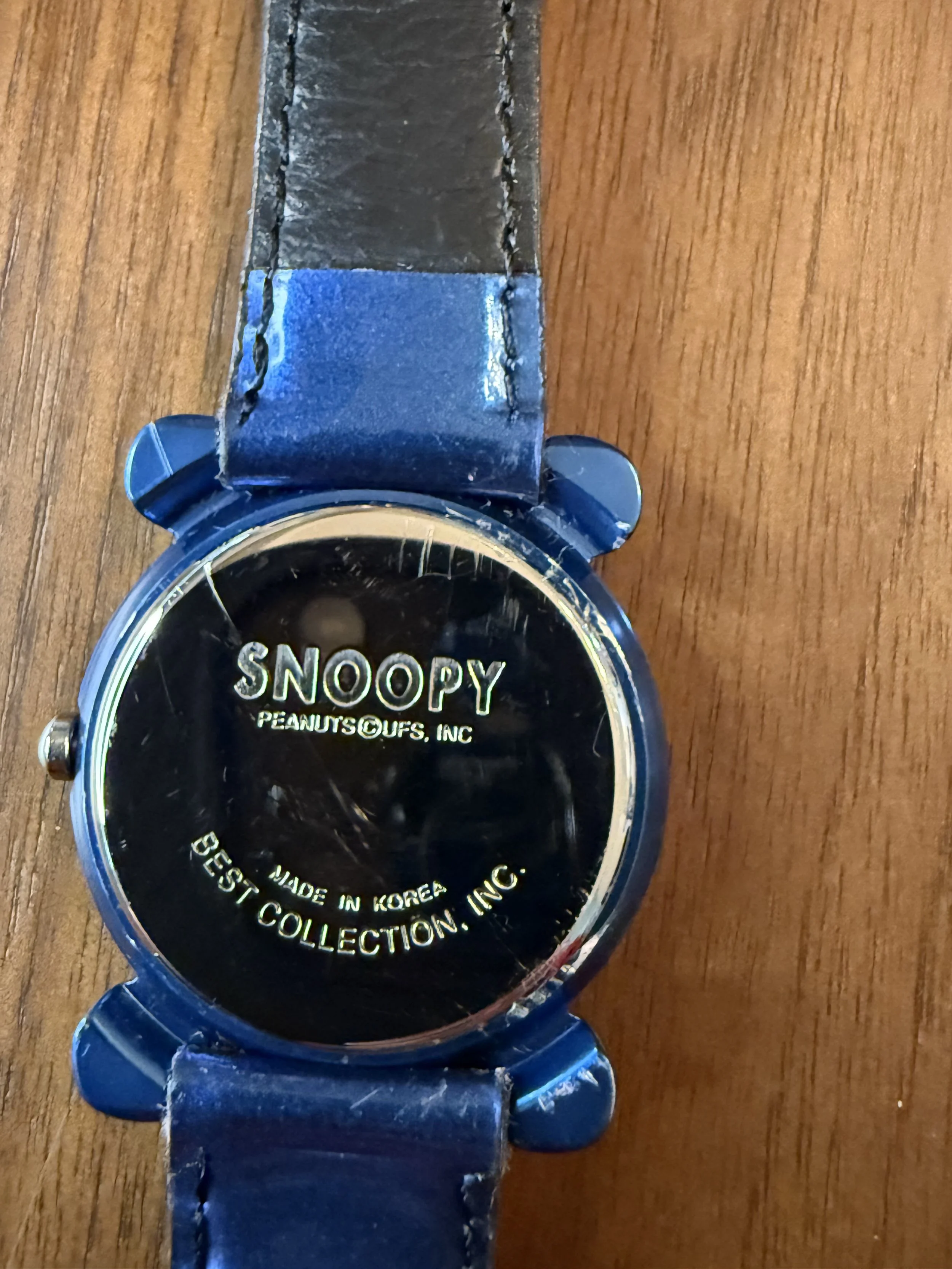 Snoopy Armitron Watch with Clear Band — Selling Peanuts