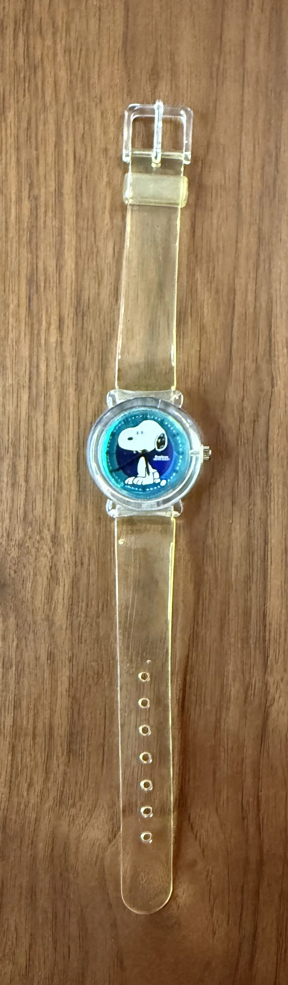 Snoopy Armitron Watch with Clear Band — Selling Peanuts
