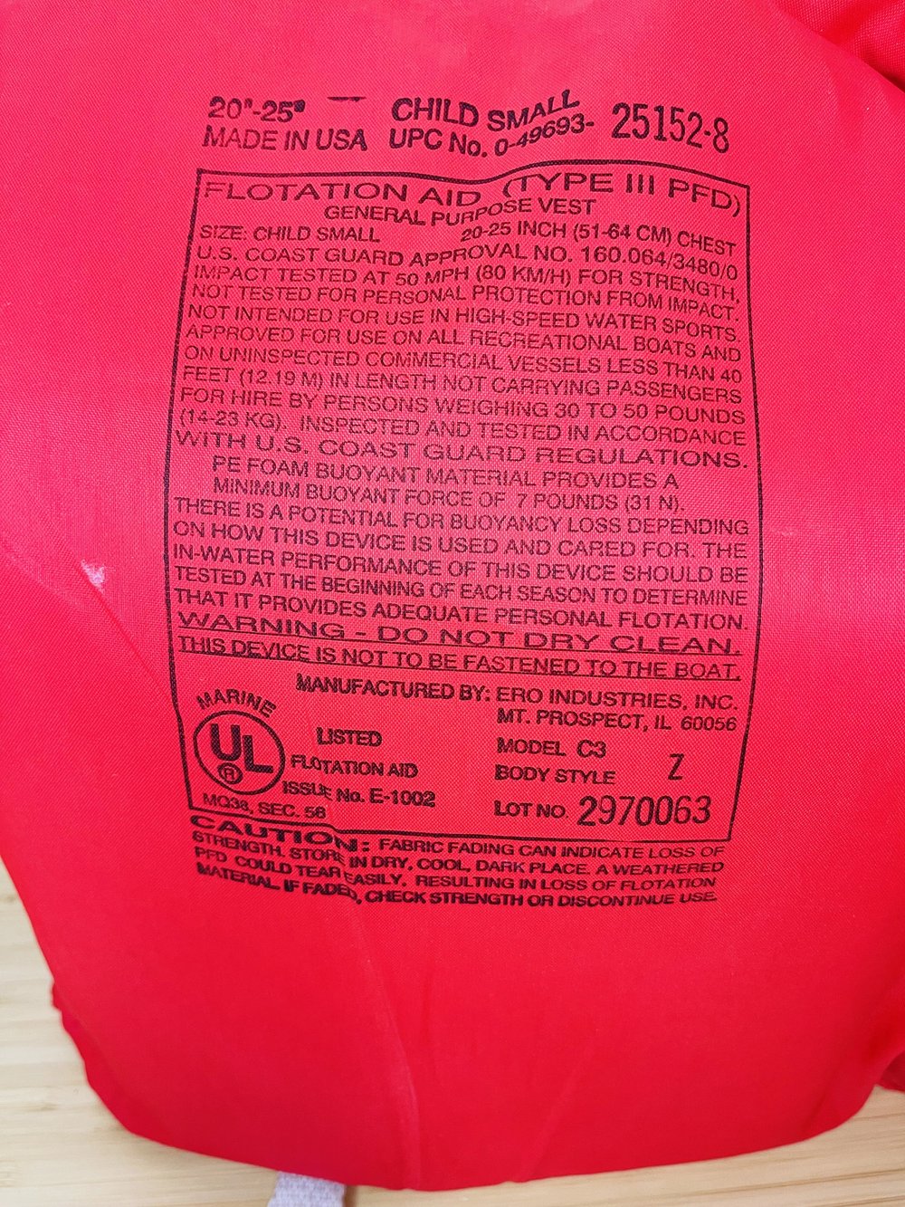 Peanuts Vintage Children's Life Jackets — Selling Peanuts