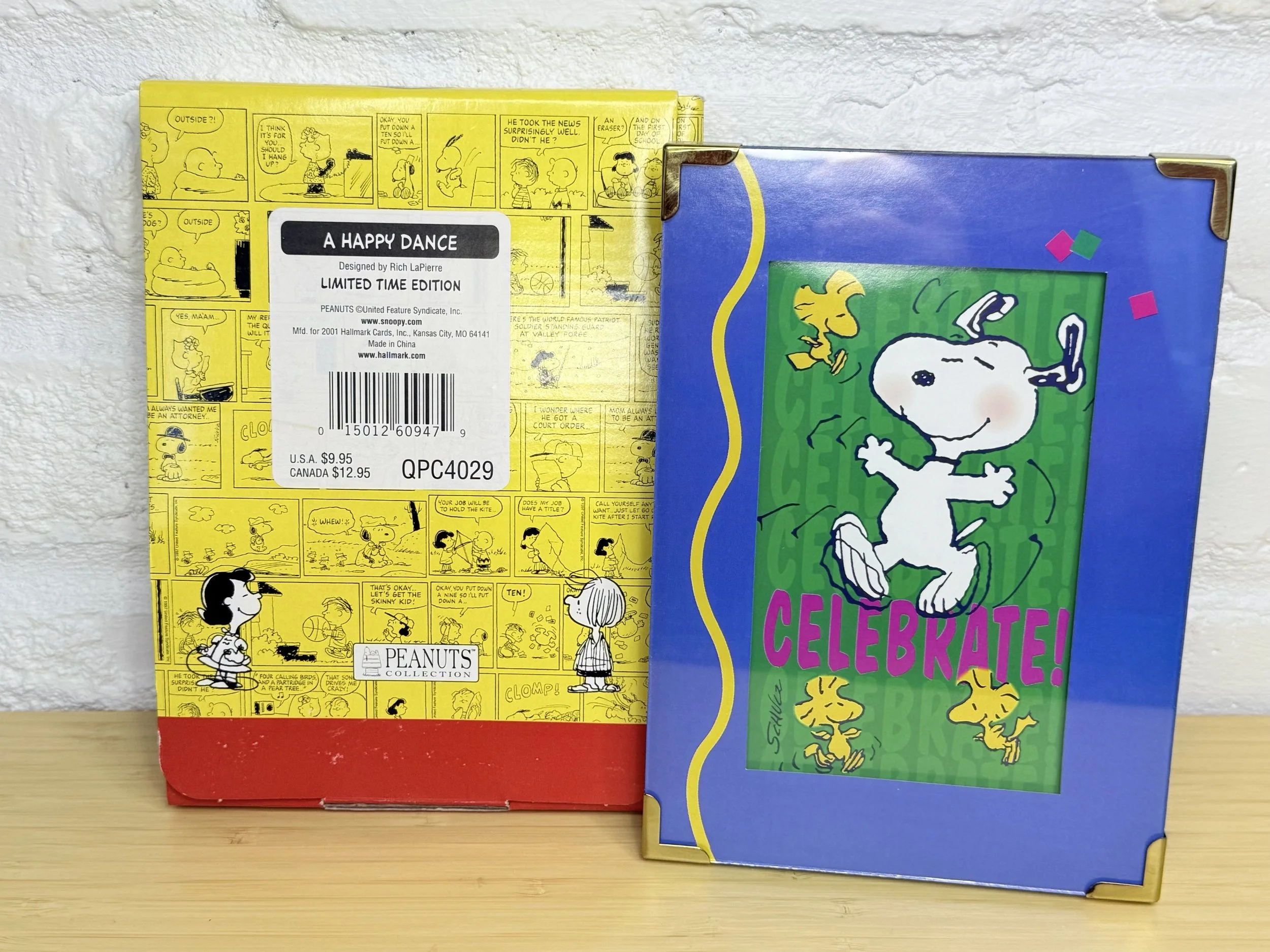 Hallmark】PEANUTS アートフレーム チャーリー＆スヌーピー