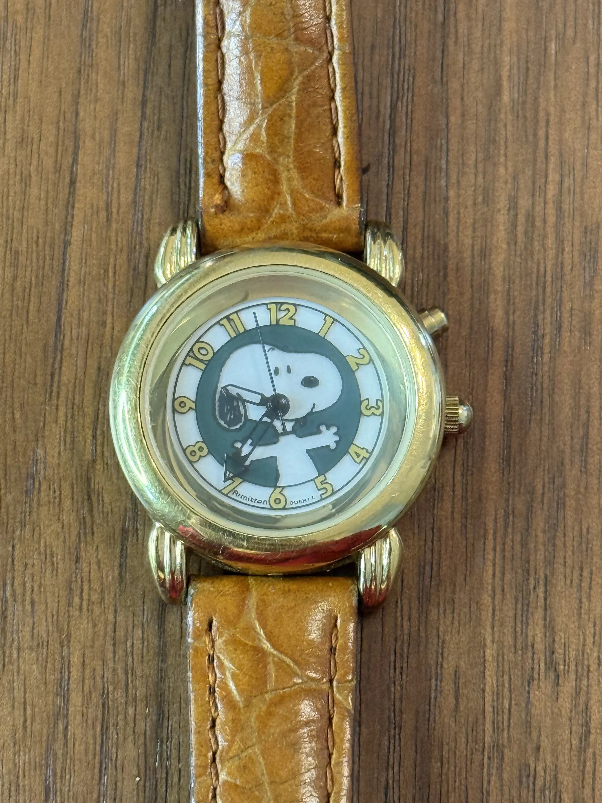 Snoopy Armitron Watch with Clear Band — Selling Peanuts