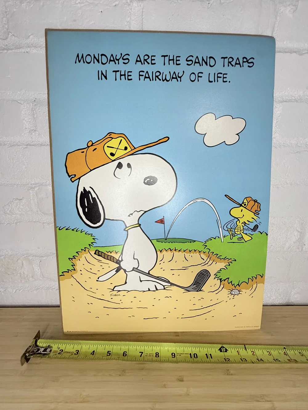 Vintage Peanuts Snoopy Woodstock Mondays Are The Sand Traps In The