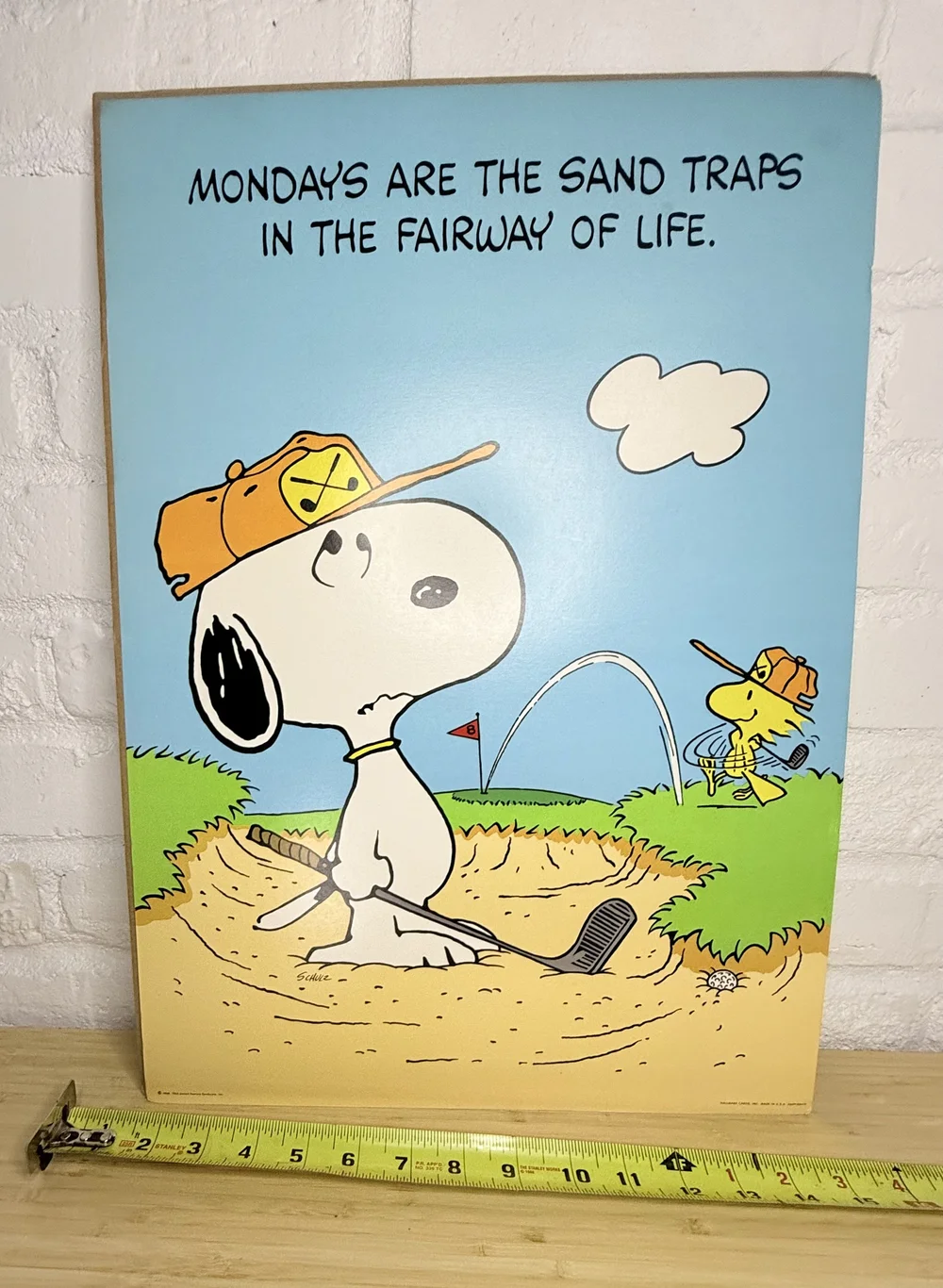 Andre×SNOOPY ポスター Peanuts Snoopy Tennis Poster 