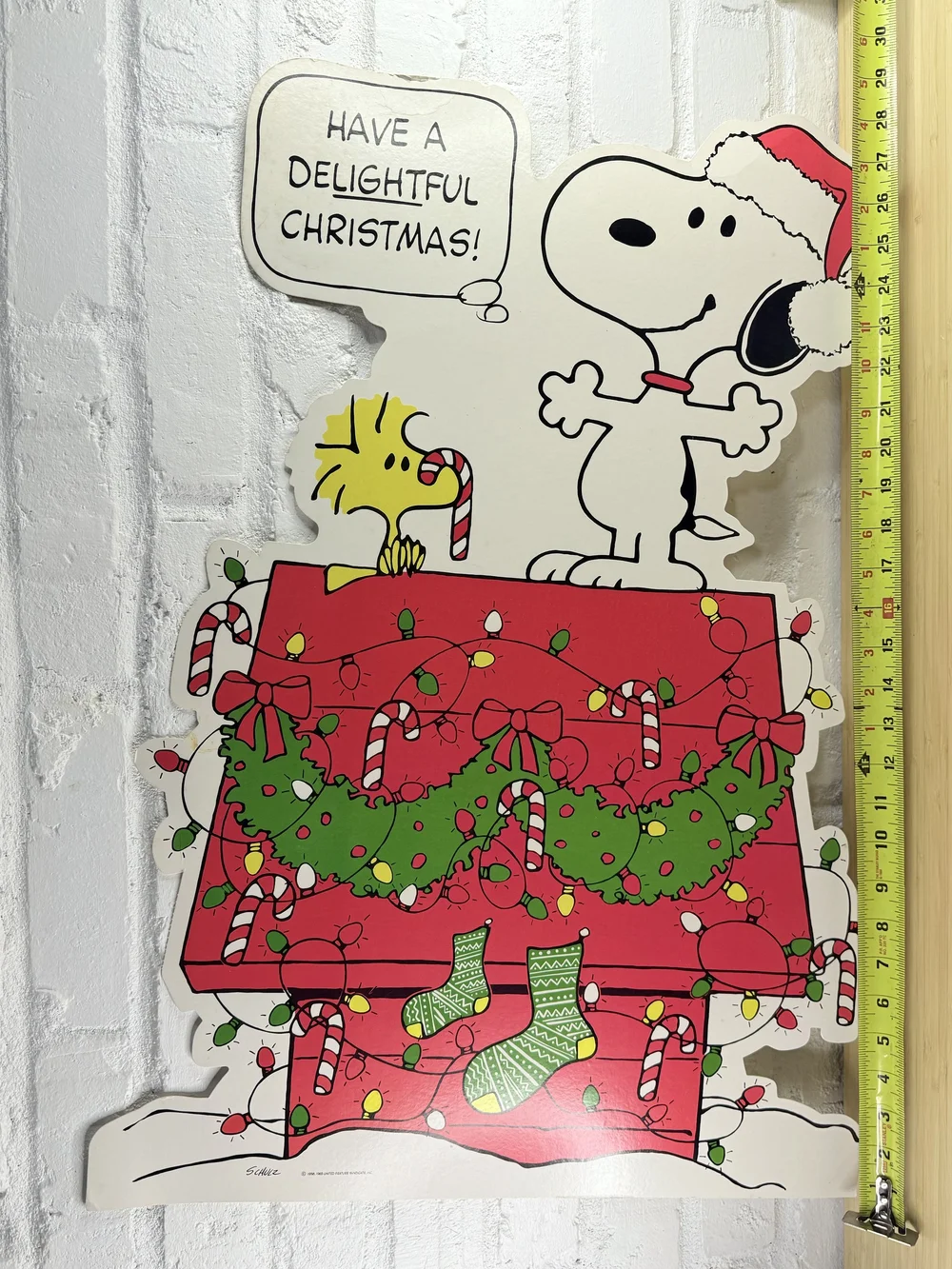 ビンテージ スヌーピー ポスター ホールマーク Hallmark Snoopy Vintage Hallmark Poster Peanuts Snoopy “Have A Delightful
