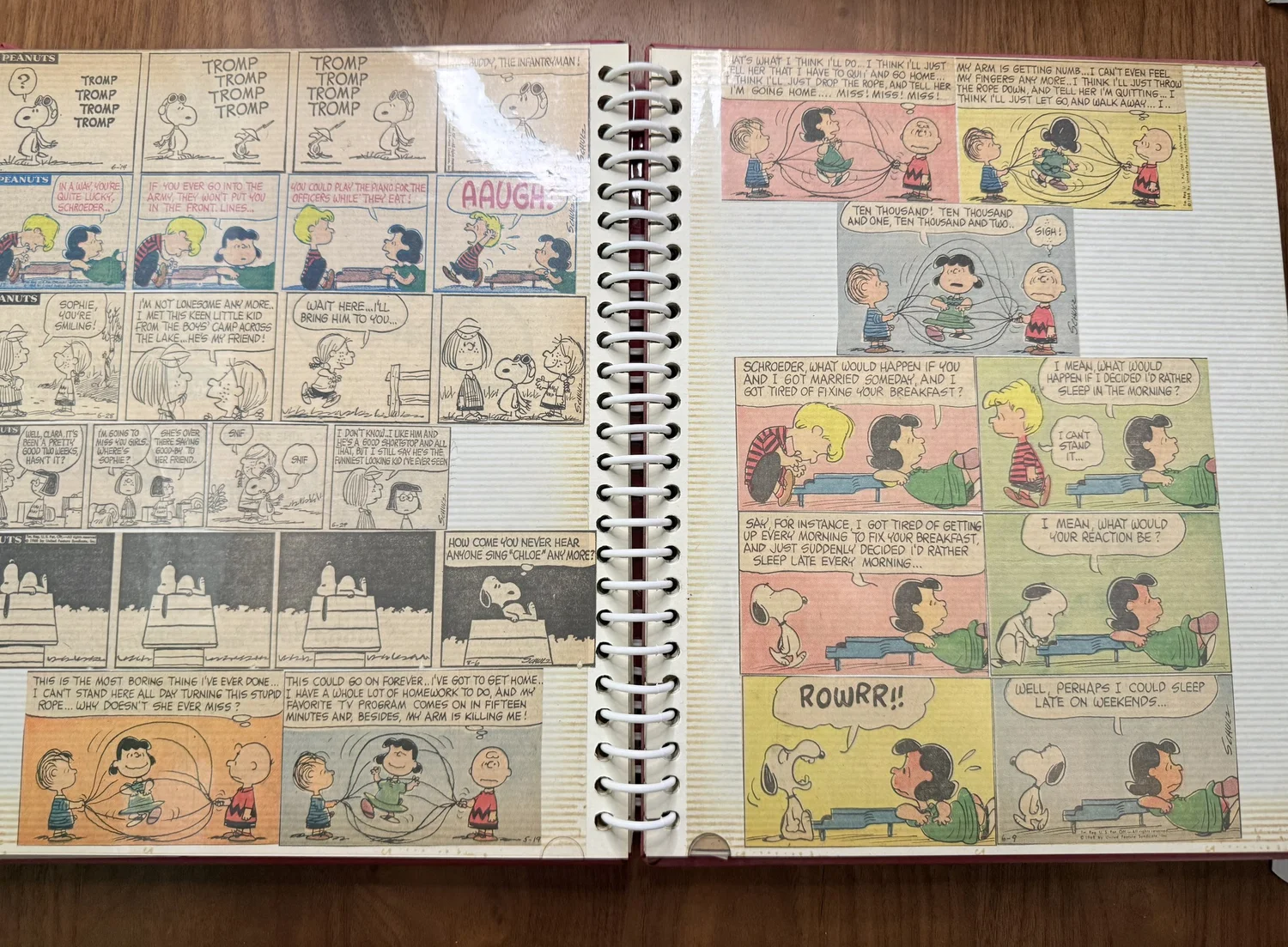 Peanuts Scrapbook of Vintage Peanuts Comic Strips 3/13/68 - 9/15