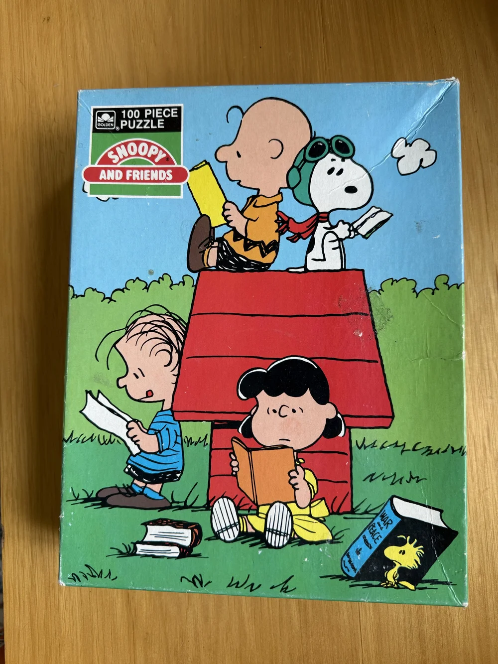 Snoopy and Friends 100 Piece Puzzle — Selling Peanuts