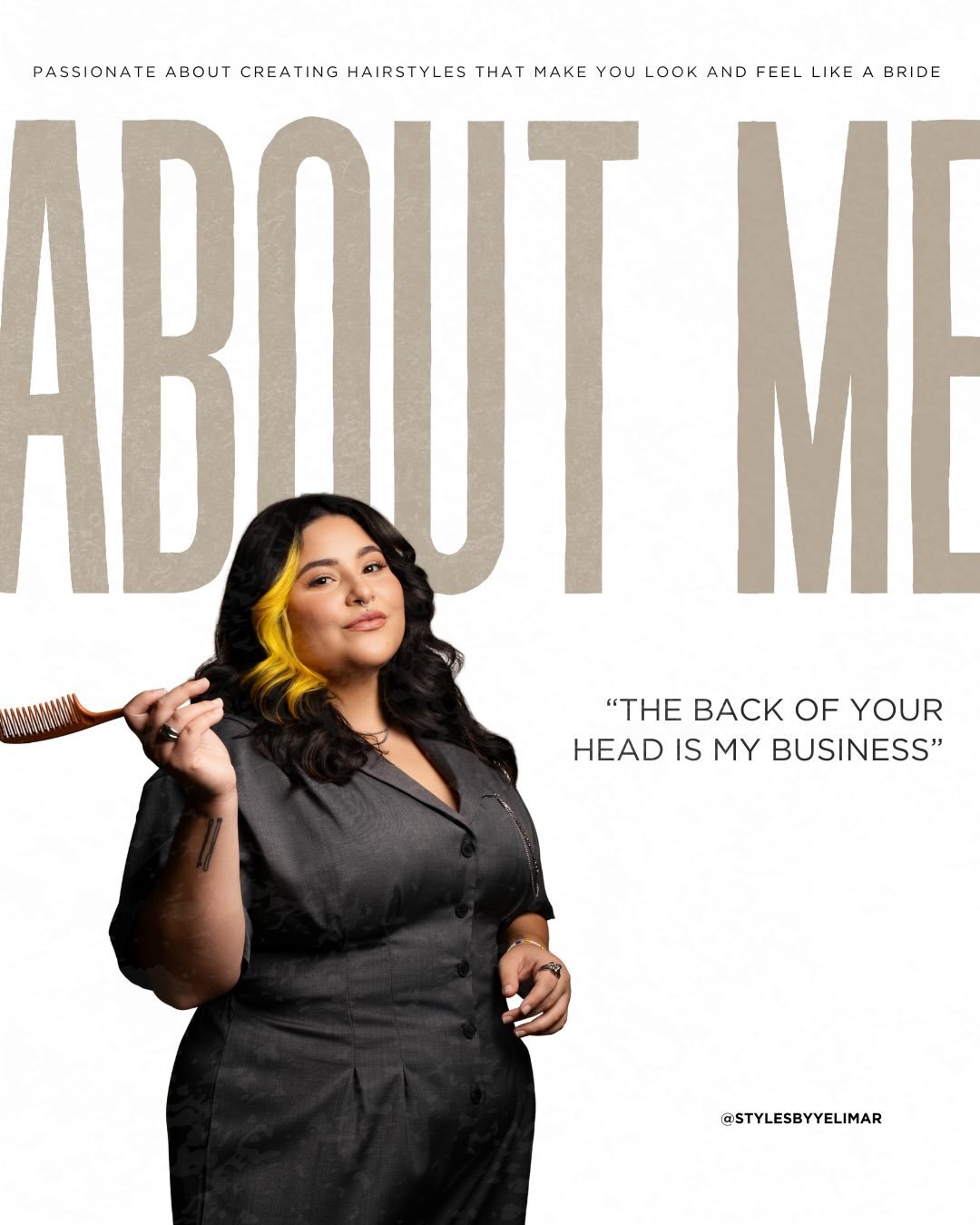 Cause the back of your head is my business&hellip;and so is how you feel on your wedding day🤍

Here are a mix of fun facts, sweet reviews, and some of my favorite styles. And if your Pinterest board has 87 versions of these hairstyles, I&rsquo;m you