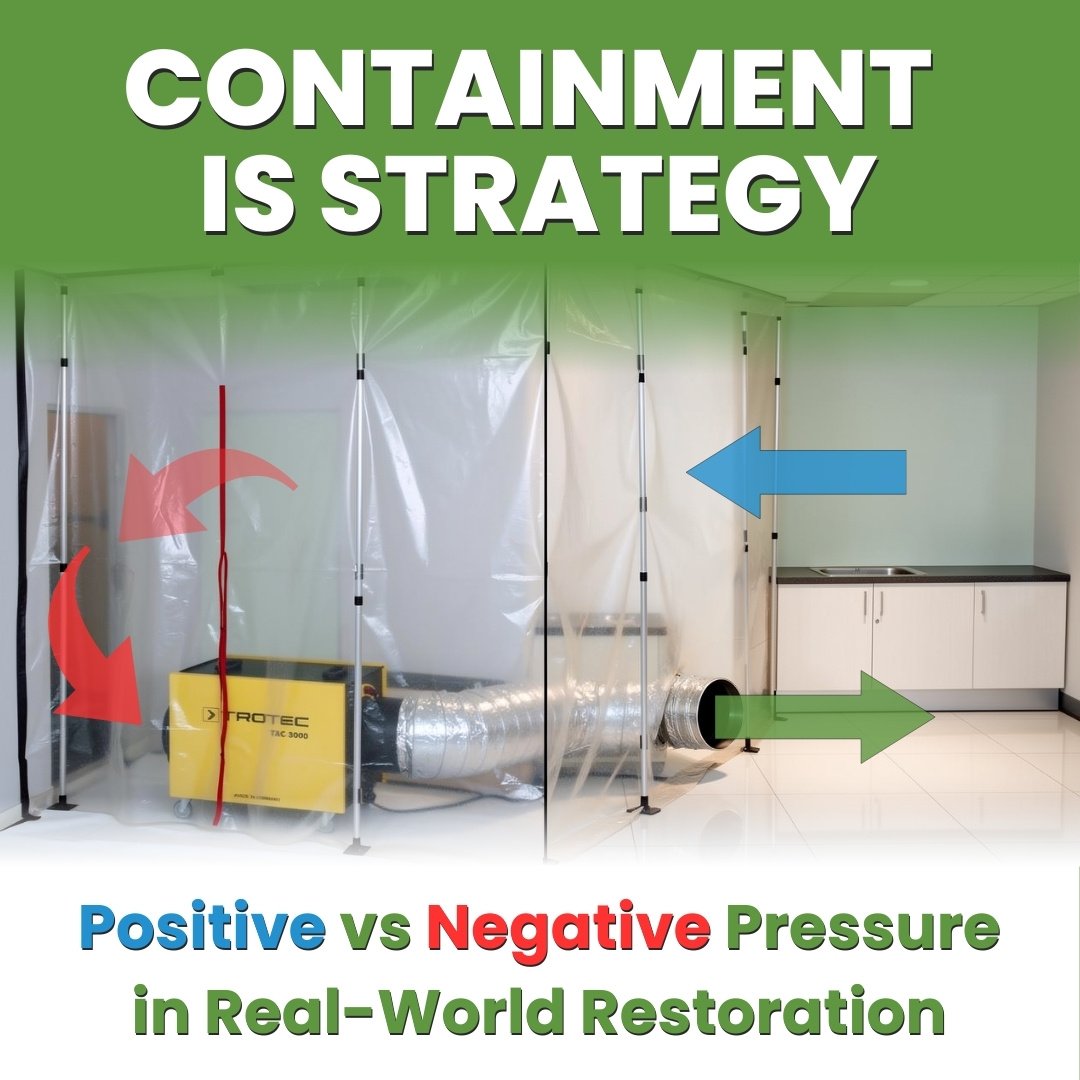 Positive vs Negative Pressure Containment in Restoration