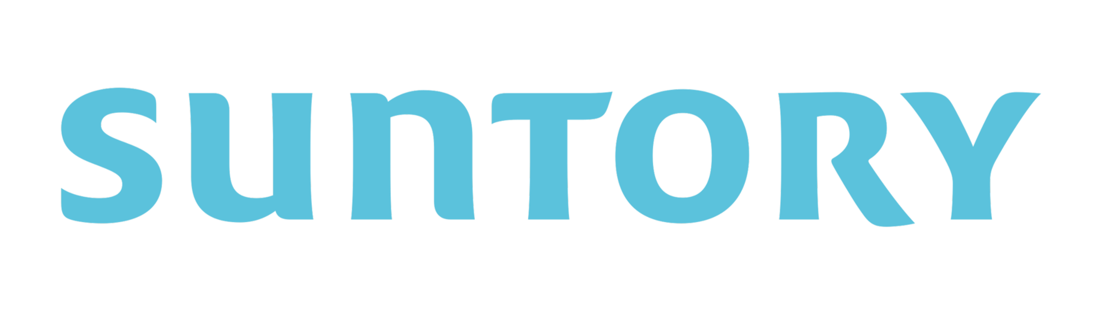 The logo of the TV series 'Suitsory' in light blue text on a black background.