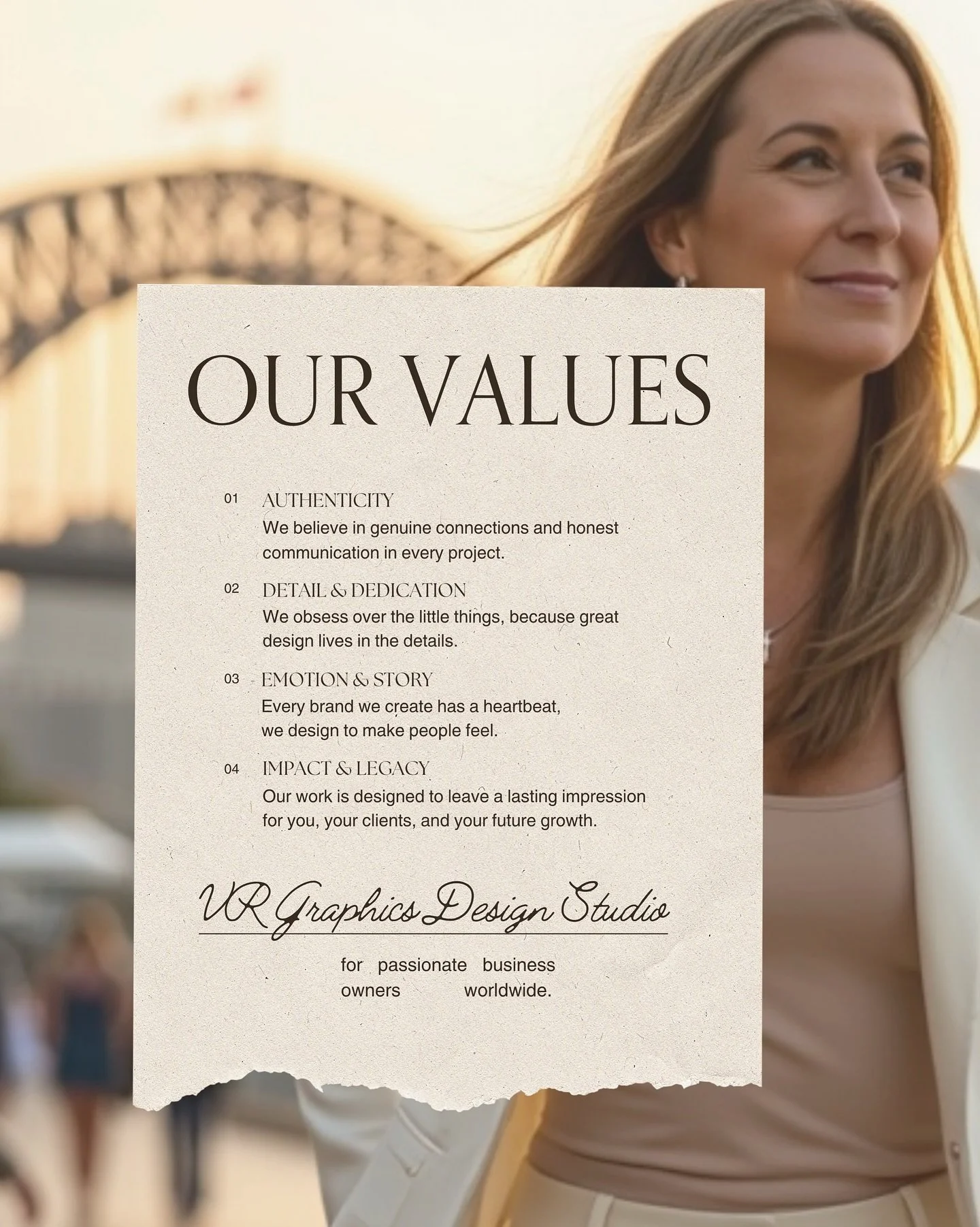When I started VR Graphics, I didn&rsquo;t just want to design, I wanted to create something that connected.

Something that felt personal, meaningful, and timeless.
These values have guided every project since day one.

They&rsquo;re not just words 