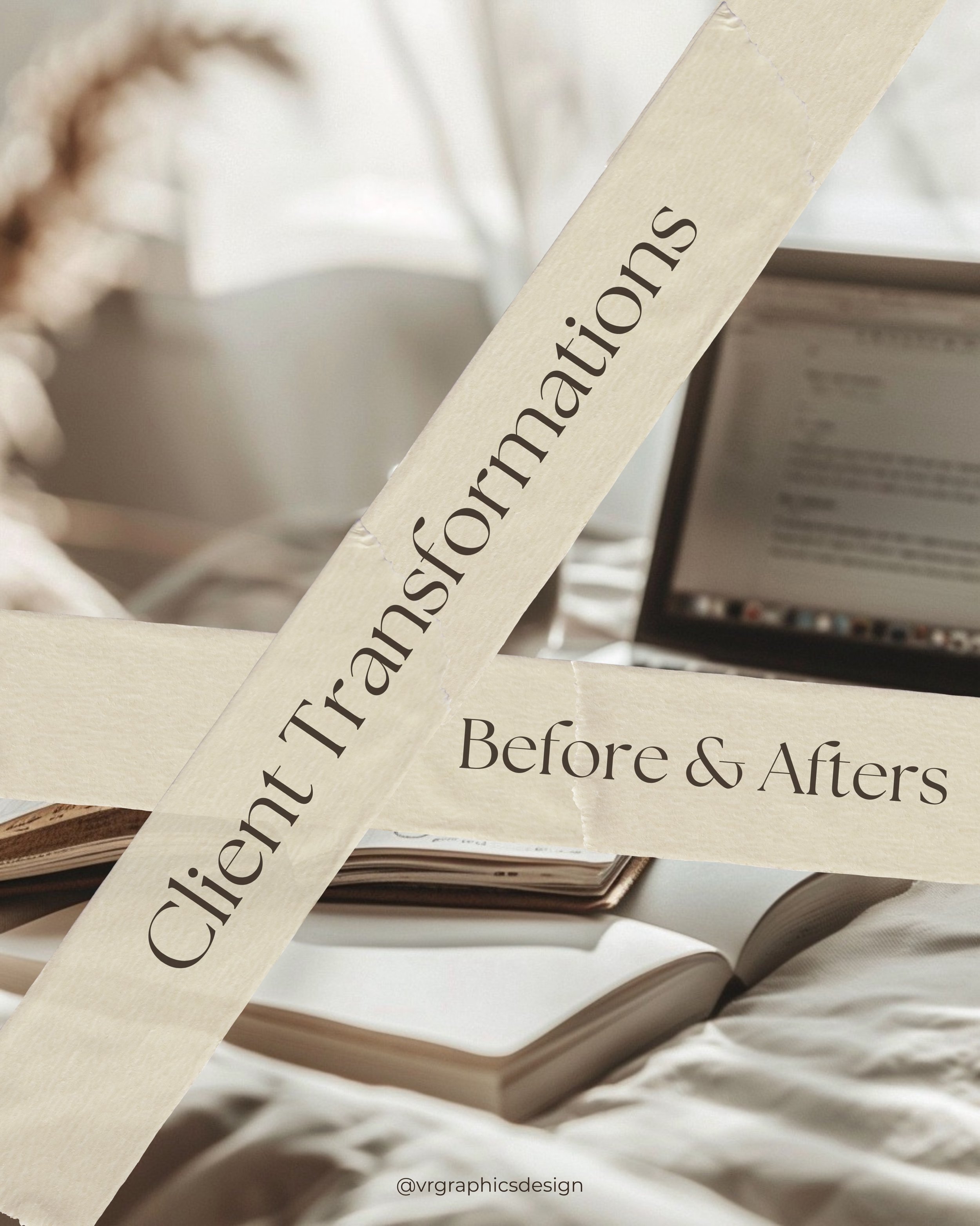 Before &amp; afters are powerful because they show what thoughtful branding can do.

The right logo and brand identity can completely change how your business is seen, helping you attract the people who truly connect with what you offer.

Visit vrgra