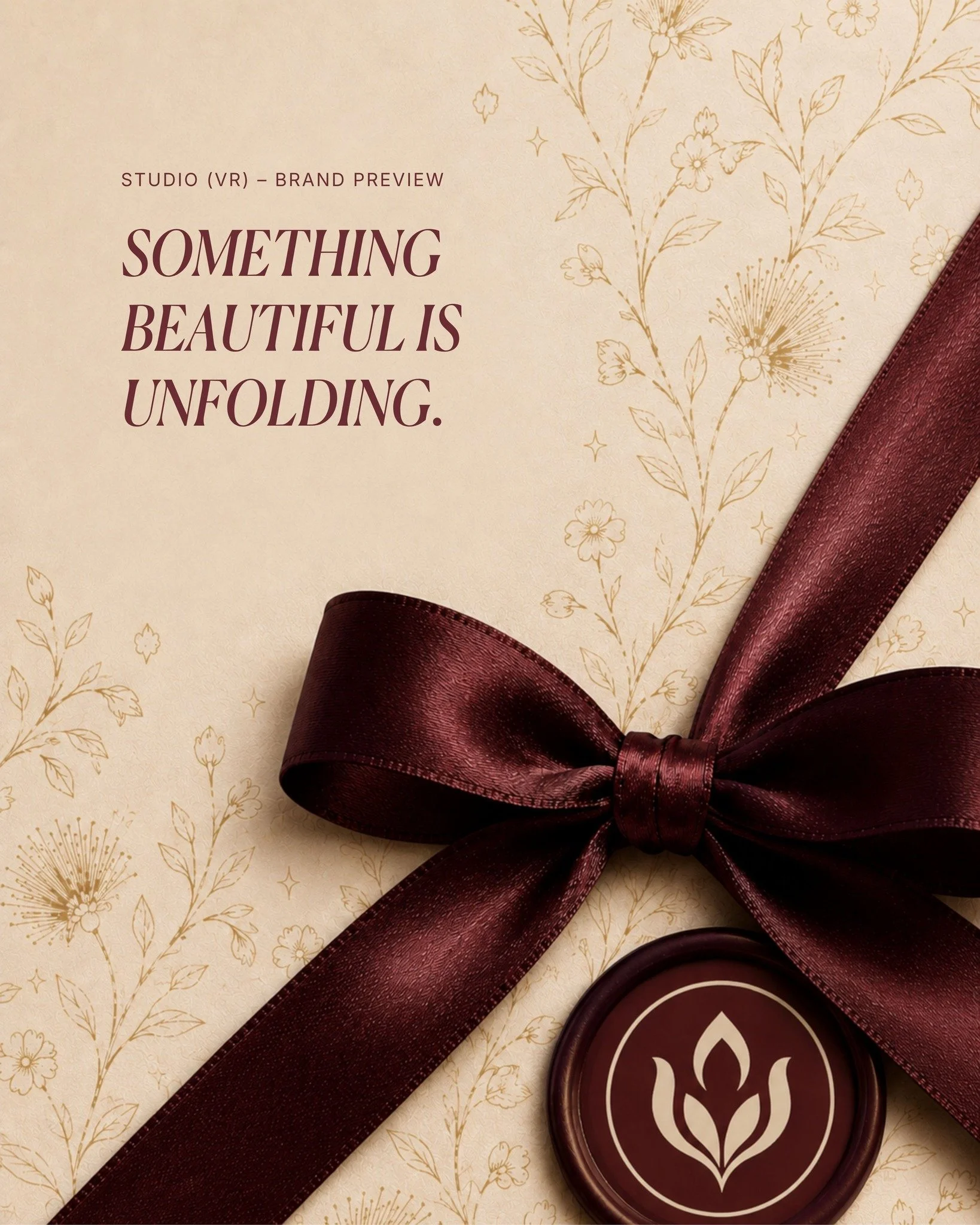 Something beautiful is unfolding.

A first glimpse at a new beauty identity, created with softness, confidence and considered detail at its core.

The full reveal is coming soon.
STUDIO (VR) - BRAND PREVIEW

#BrandIdentityDesign #LuxuryBranding #Beau