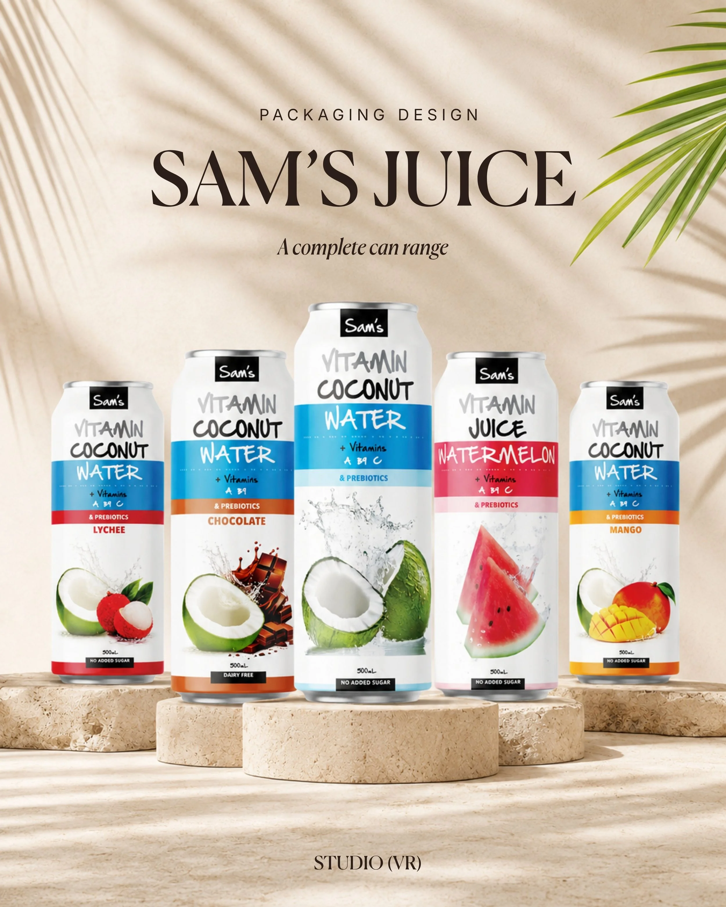 Sam’s Juice — Vitamin Coconut Water Range