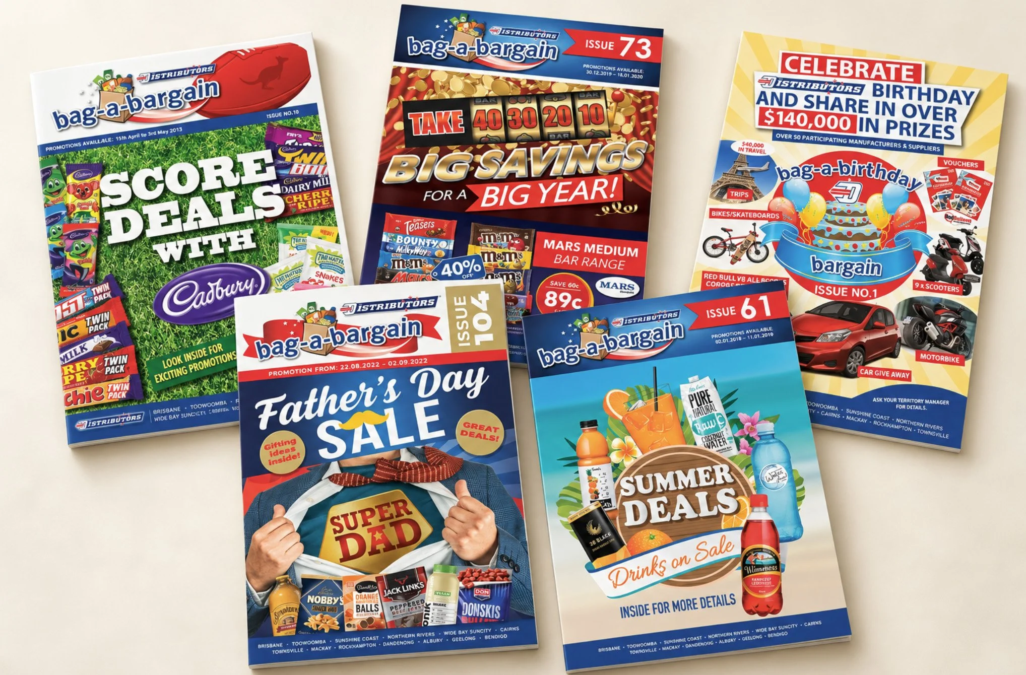 The Distributors Brisbane – 20 Years of Catalogue & Promotional Design