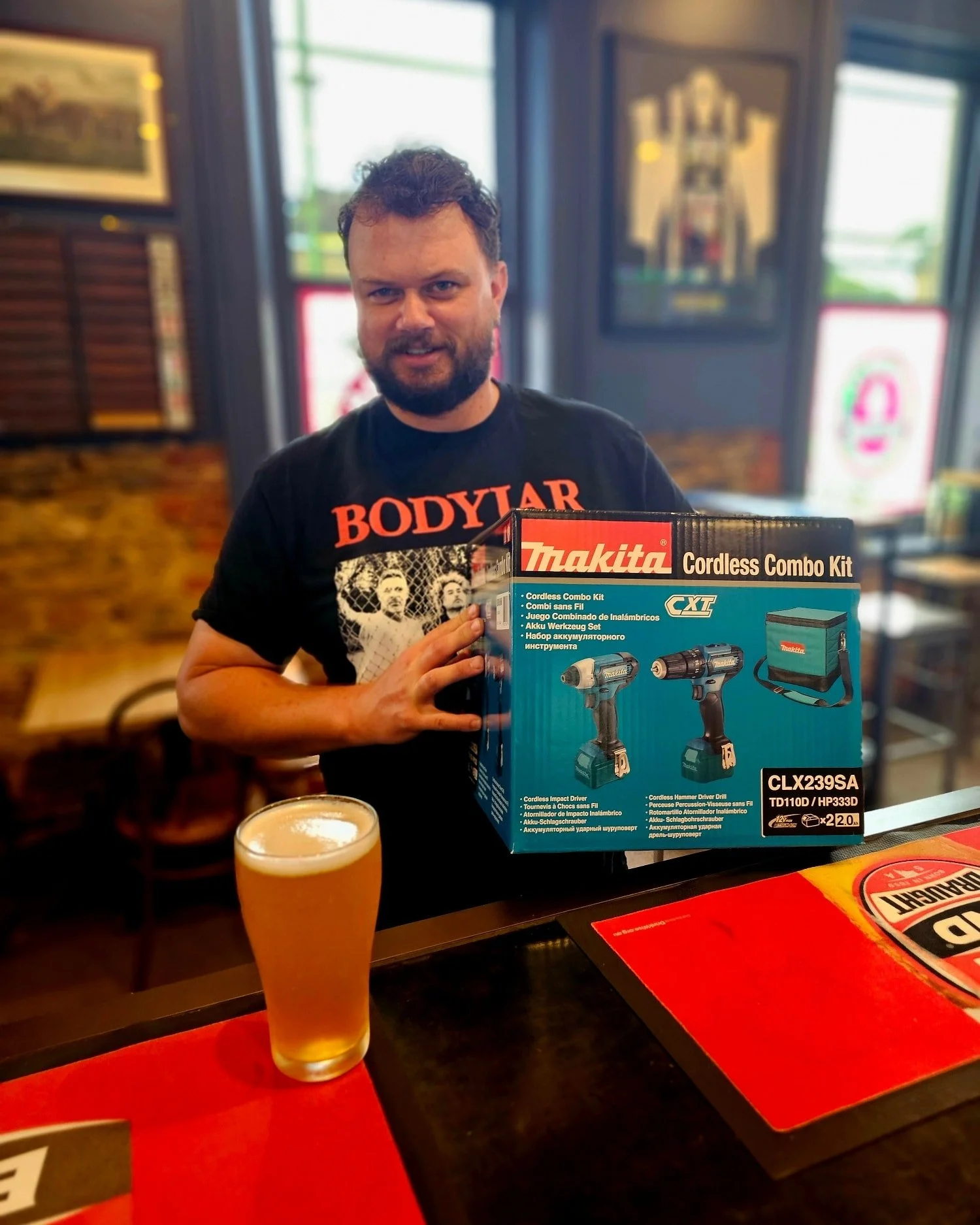 Congratulations @tom_swaine Winner of the Makita Combo Kit promo from Coopers. Next up for grabs is the Kings Car Fridge, so get your entries in!