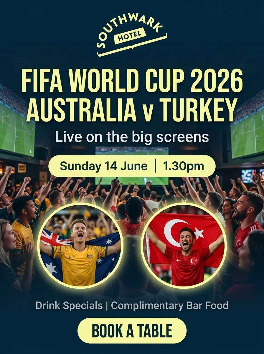 #FIFAWorldCup #southwarkhotel #southwarkpub #southwark #soccer #Socceroos #sundaysession #beer #adelaidebars #adelaidepubs #whatsonadelaide #familyrun