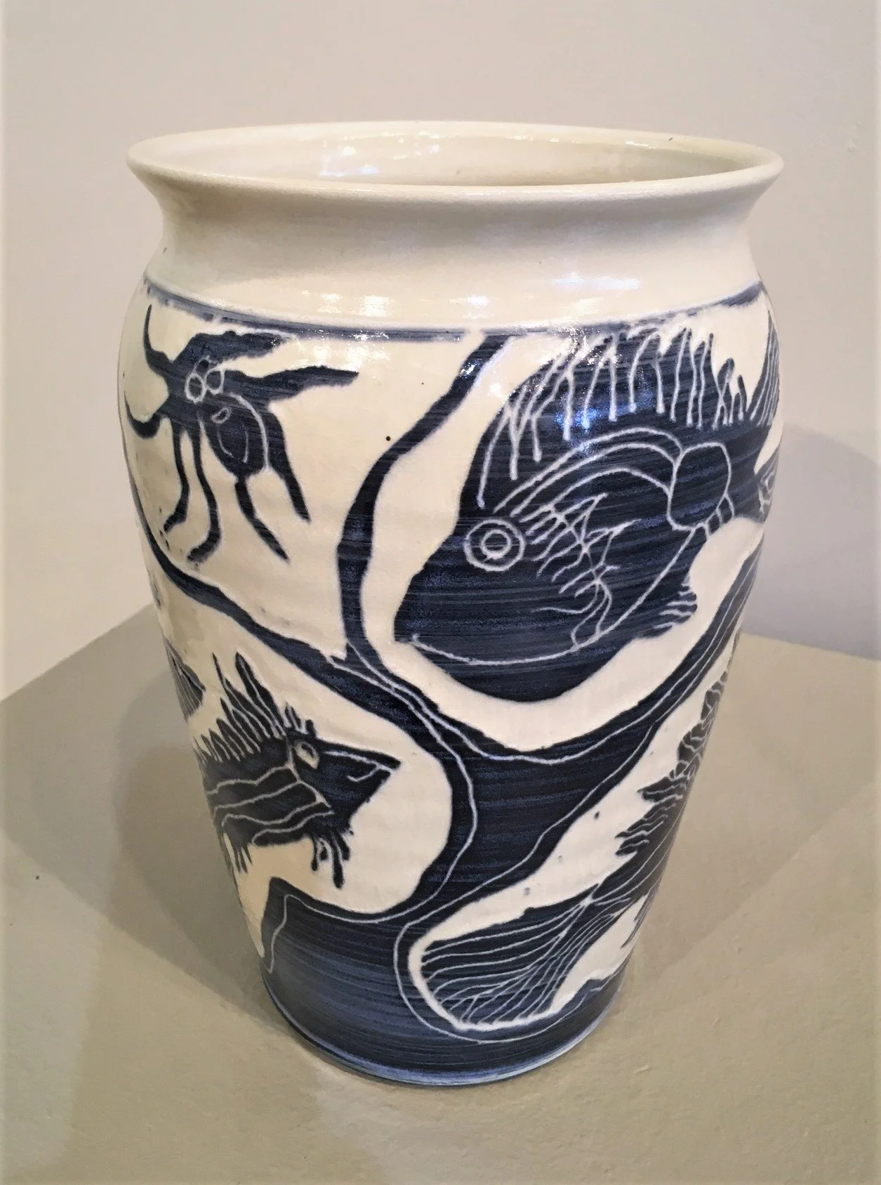 Richard Rowe Fish Vase.jpg