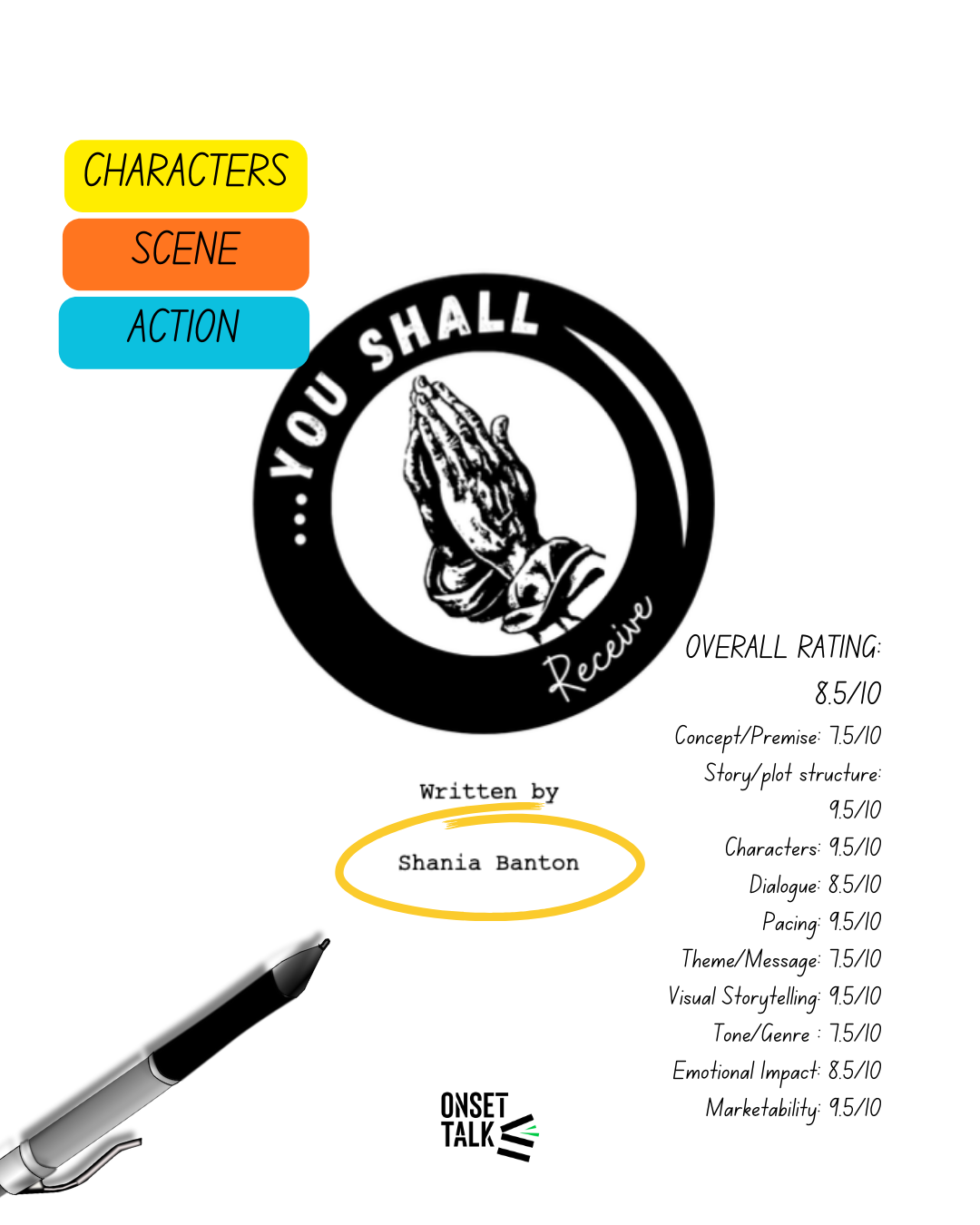 Script Reviews & Coverage | OnSet Talk