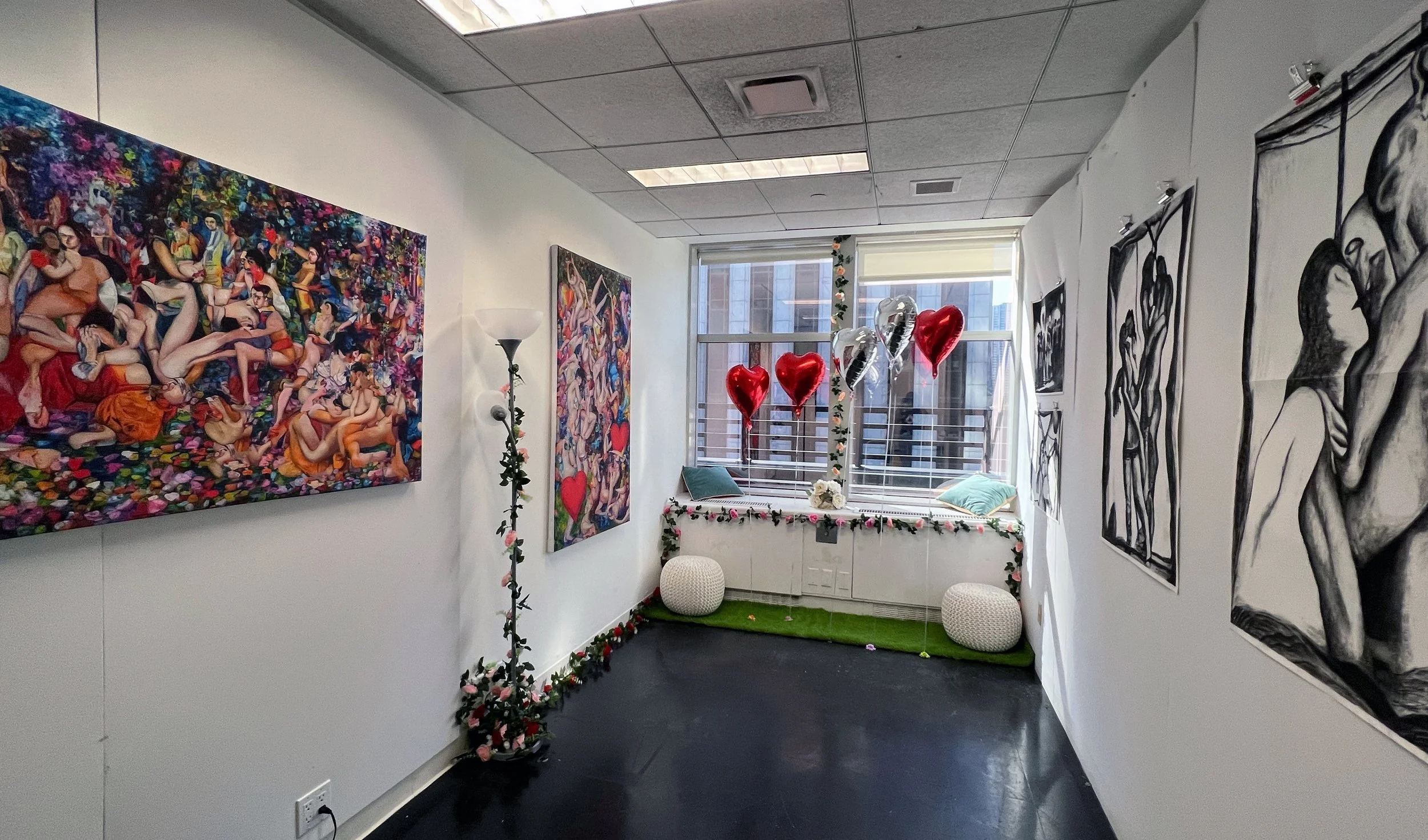 'Free Love Hang' by Anna Spalter at Spring/Break Art Show