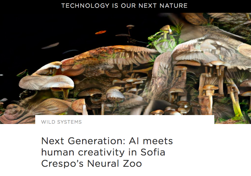Next Generation: AI meets human creativity in Sofia Crespo’s Neural Zoo