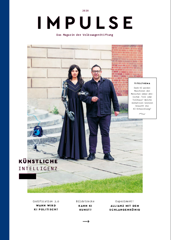 DAVID YOUNG WORK ON 2020 IMPULSE - DAS MAGAZIN DER VOLKSWAGENSTIFTUNG