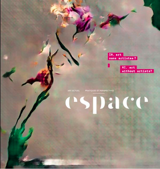 DAVID YOUNG on ESPACE art actuel cover
