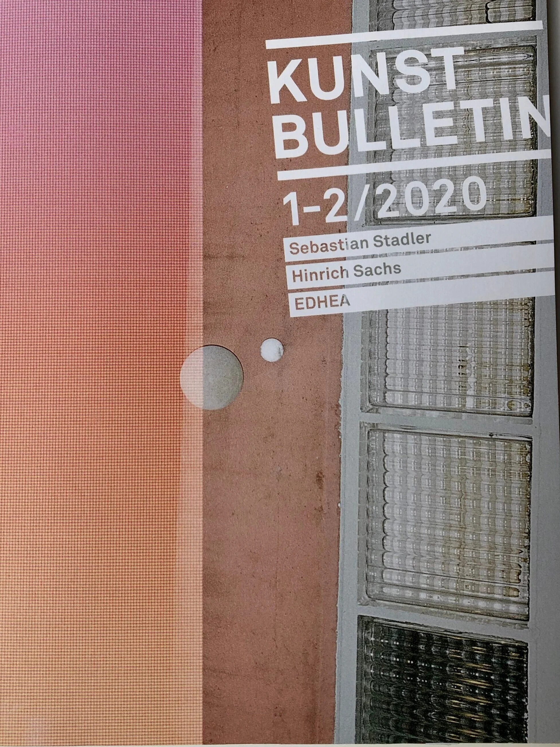 'ALTERNATIVES' BY ESPEN KLUGE ON KUNST BULLETIN 1-2/2020!
