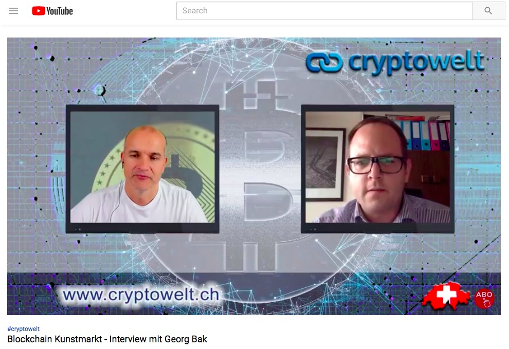 BLOCKCHAIN KUNSTMARKT - INTERVIEW MIT GEORG BAK