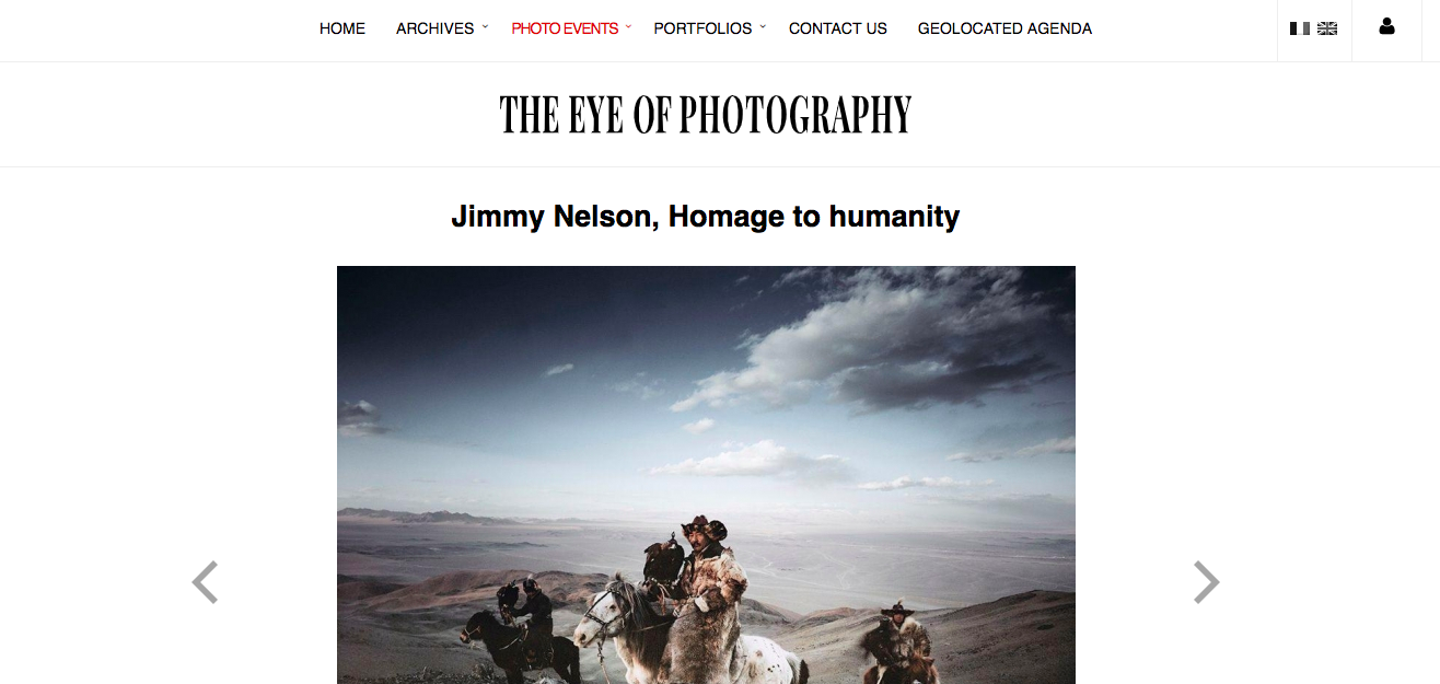 THE EYE OF PHOTOGRAPHY | JIMMY NELSON, HOMAGE TO HUMANITY