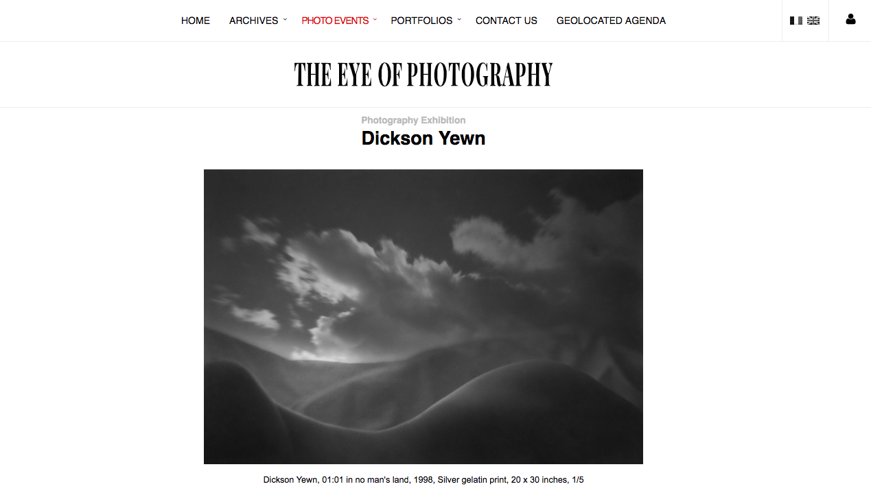 THE EYE OF PHOTOGRAPHY | DICKSON YEWN
