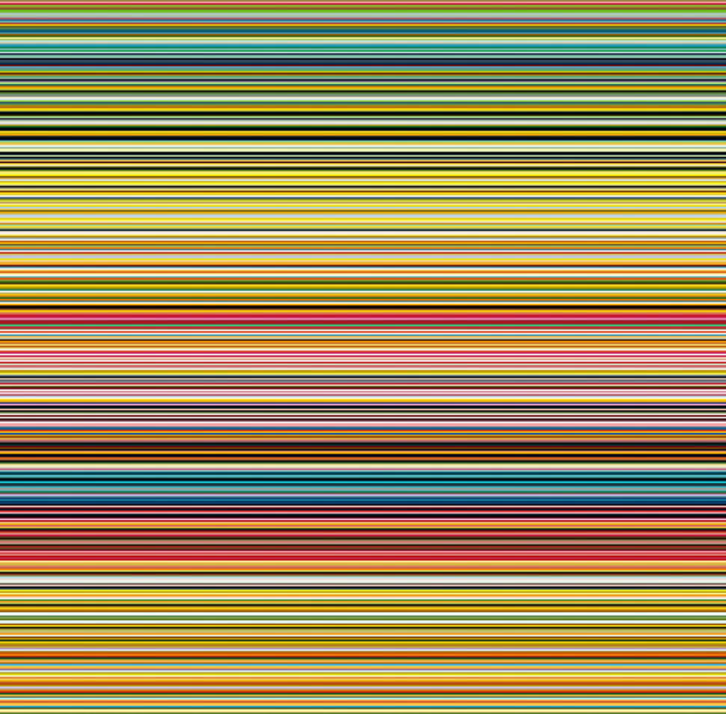 Frieder Nake, HOMAGE TO GERHARD RICHTER N.15