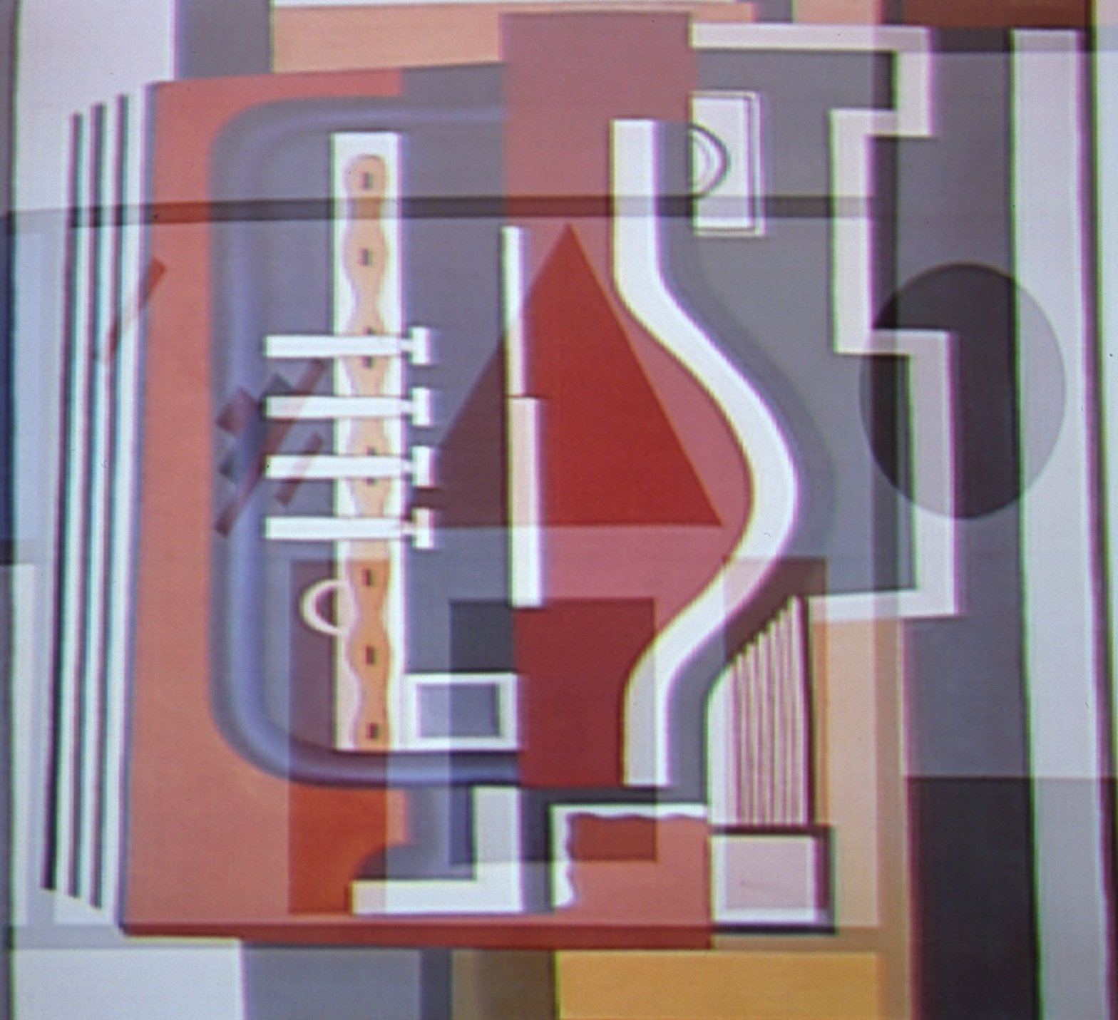 Color Composite Paintings: Mondrian/Leger/Malevich, 1986
