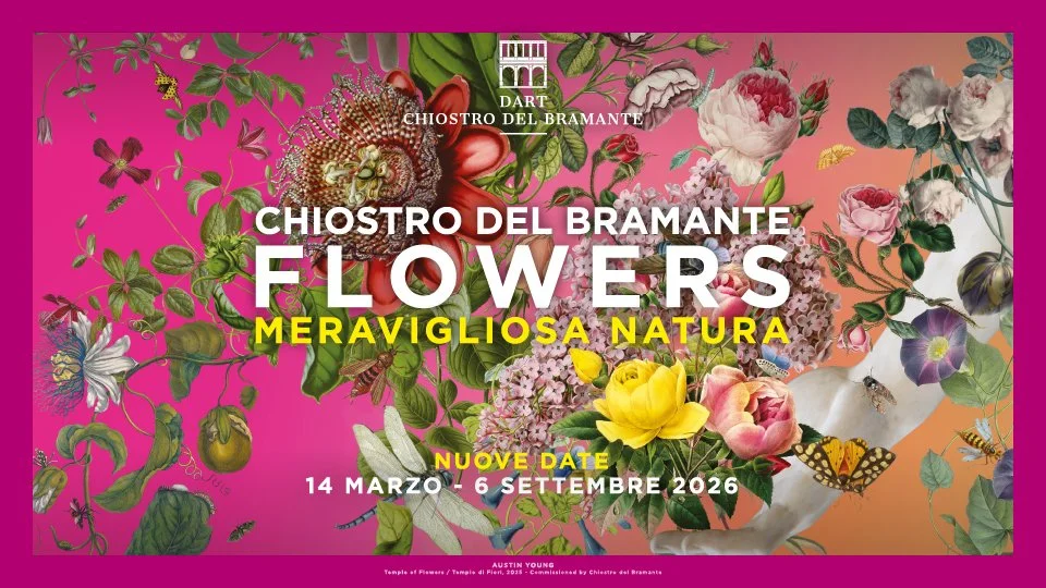 Tamiko Thiel in “Flowers. Marvelous Nature” at Chiostro del Bramante, Rome