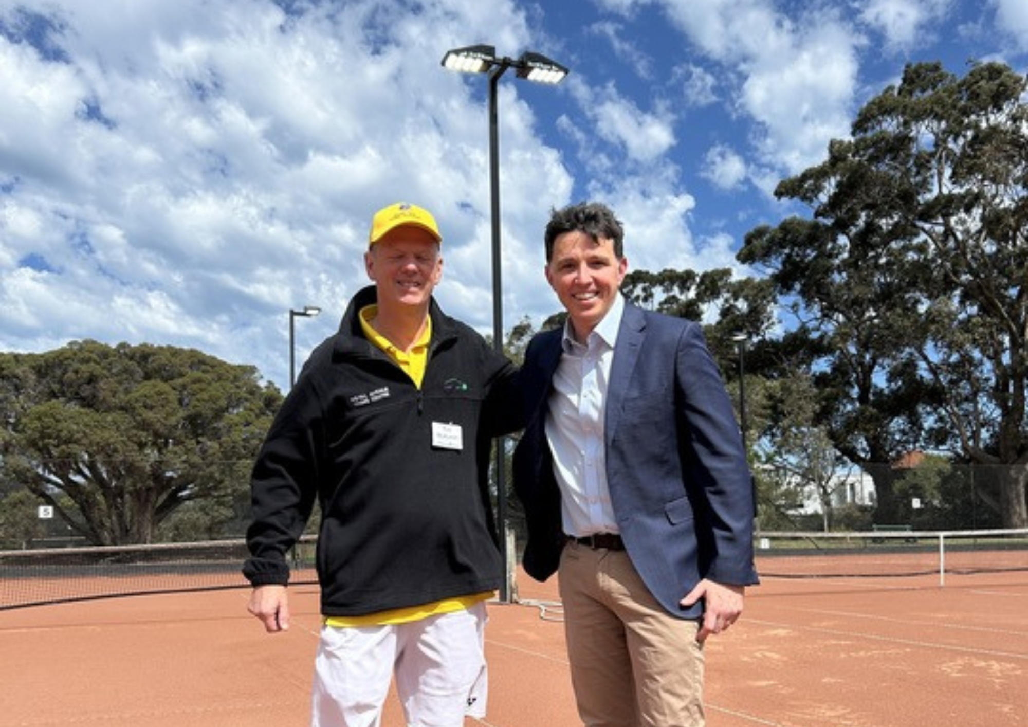 Lights, racquets, action at Royal Avenue Tennis Club