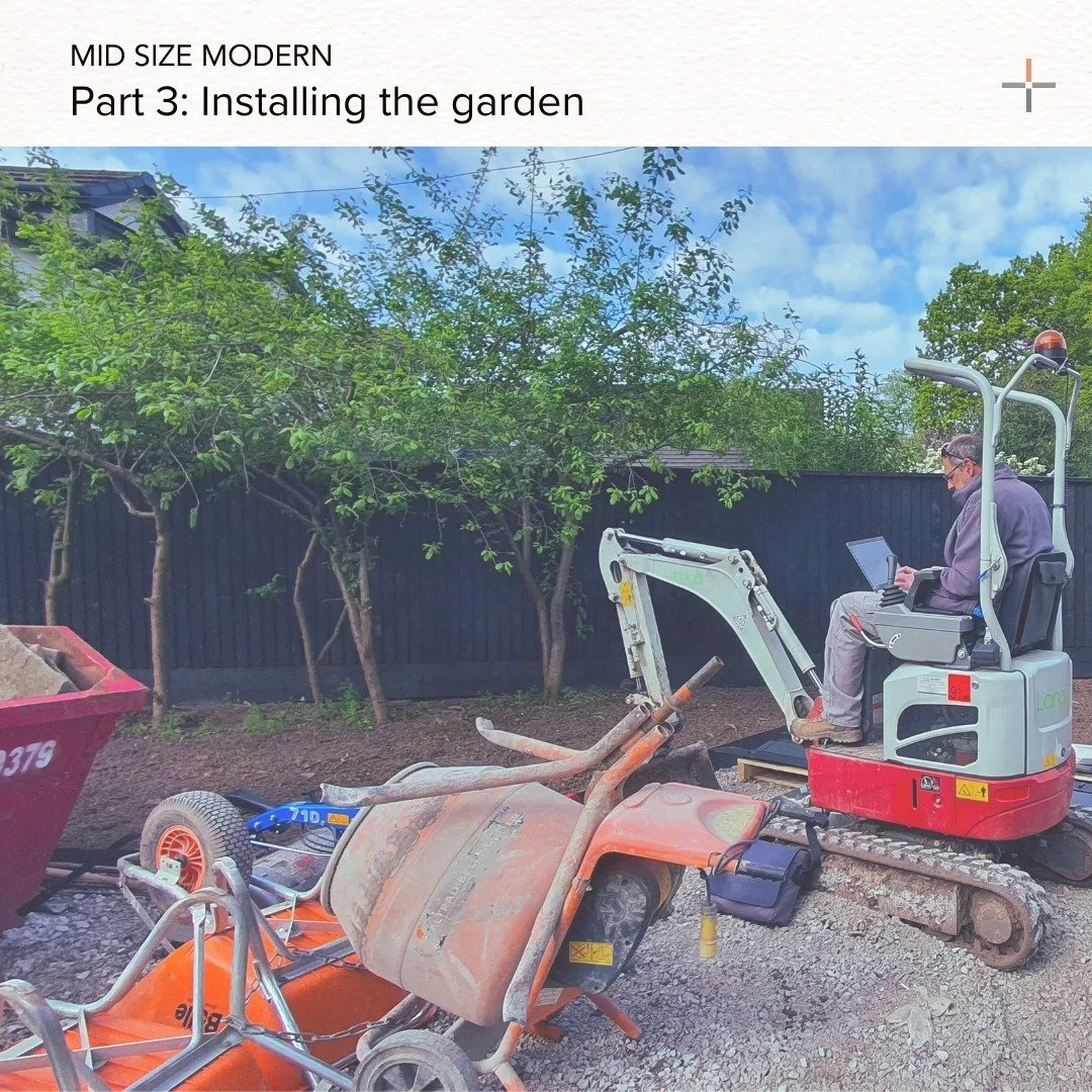 So the design was approved and the portfolio of drawings and plans and specifications was sent off to the landscapers @landigo_ltd for quoting. 

Their first task was to clear the site (picture 3 and 4)
Pic 2 shows the rubble hidden under the surface