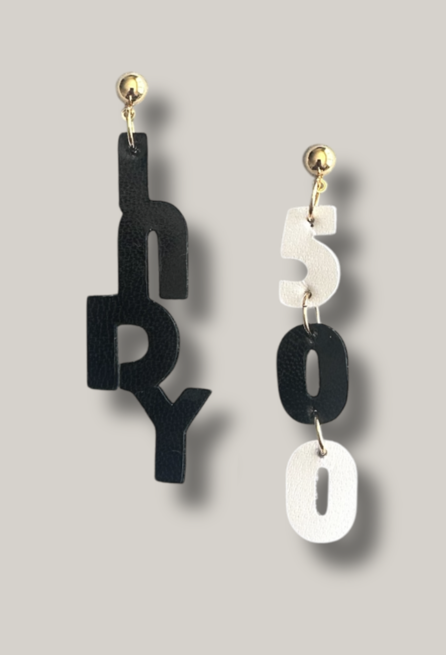 Indy 500 Dangle Earrings