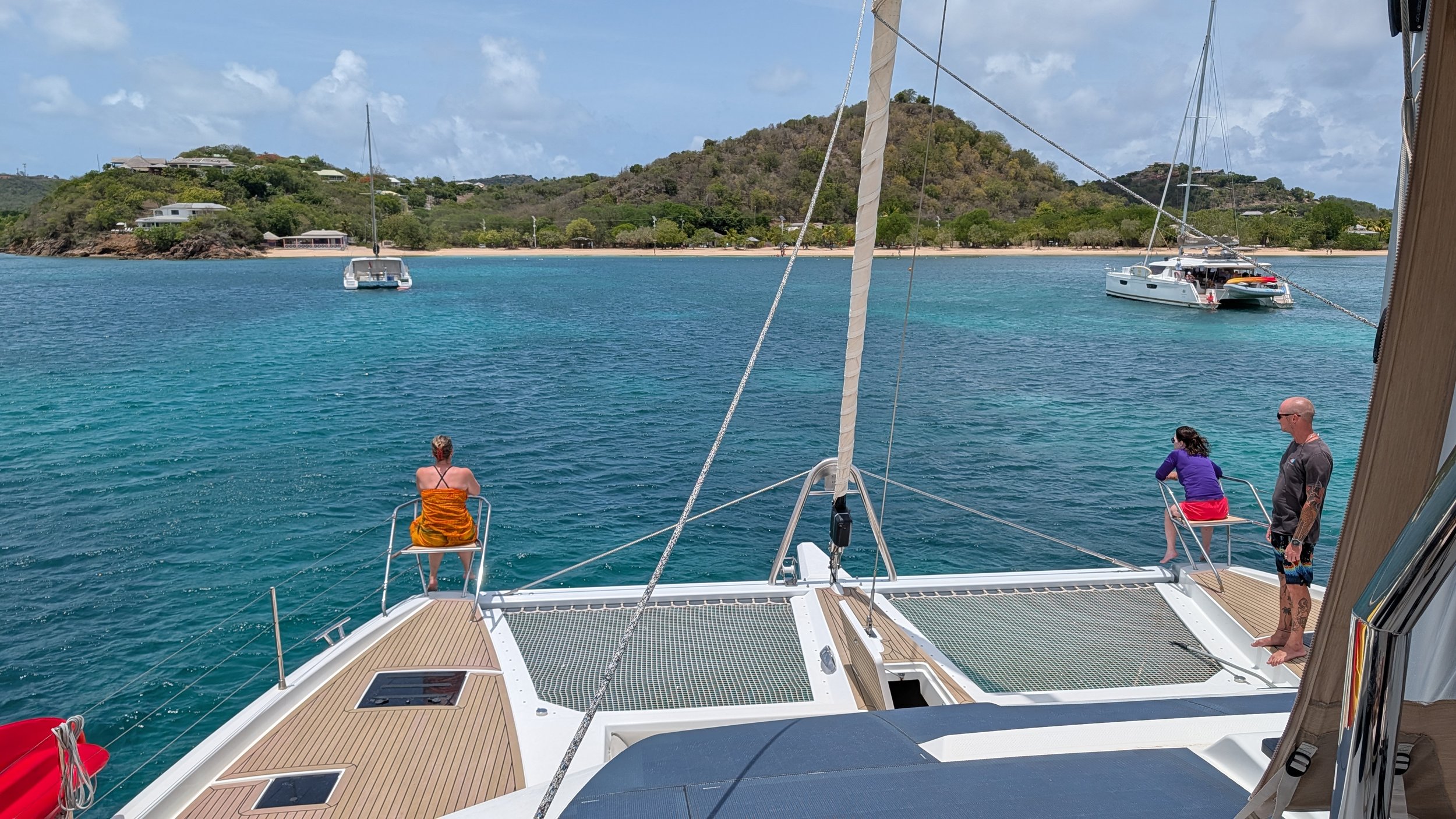 Sailing on luxury yacht Ohana in Antigua with TradeWinds
