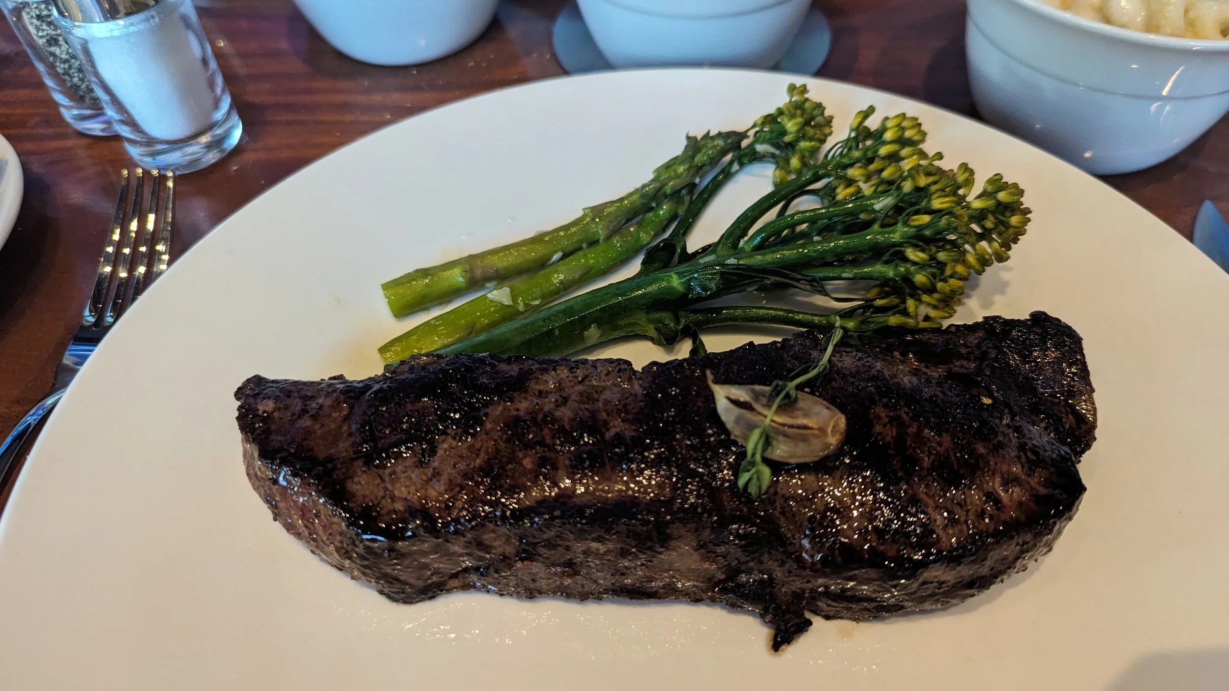 Steak at JWB Prime Steakhouse on Margaritaville at Sea Islander cruise ship
