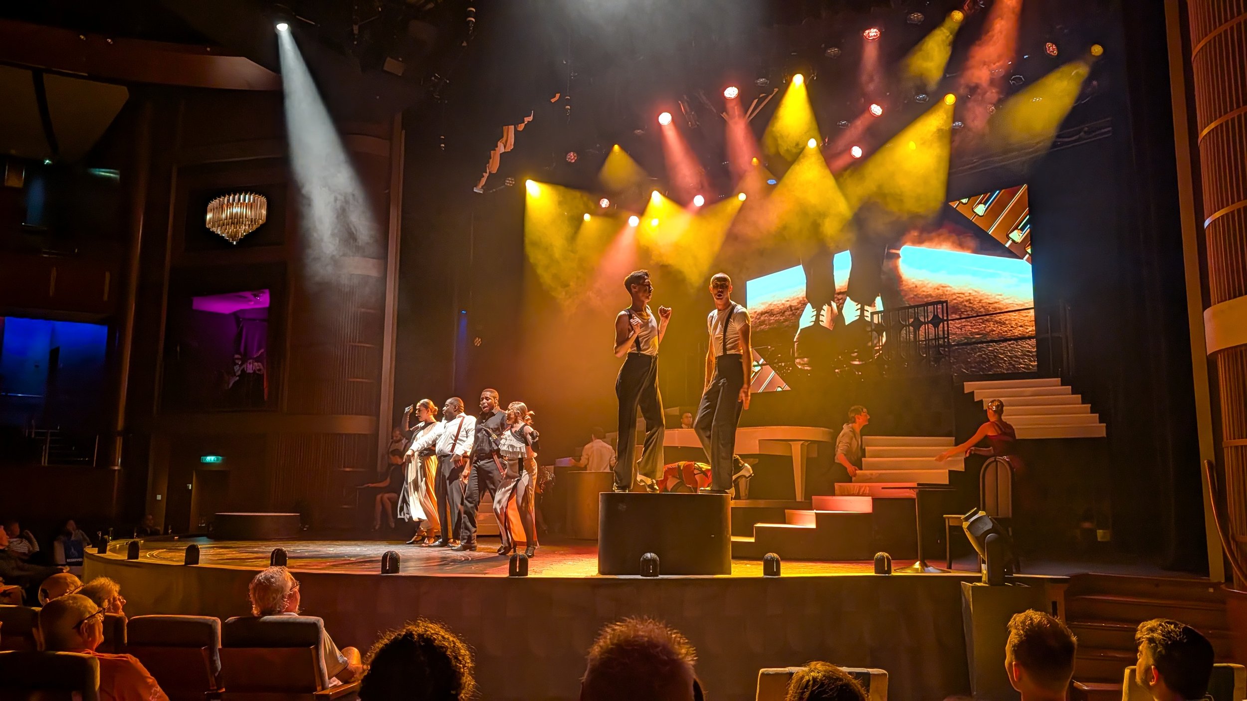 The new Smoke and Ivories show in the theater on Celebrity Solstice